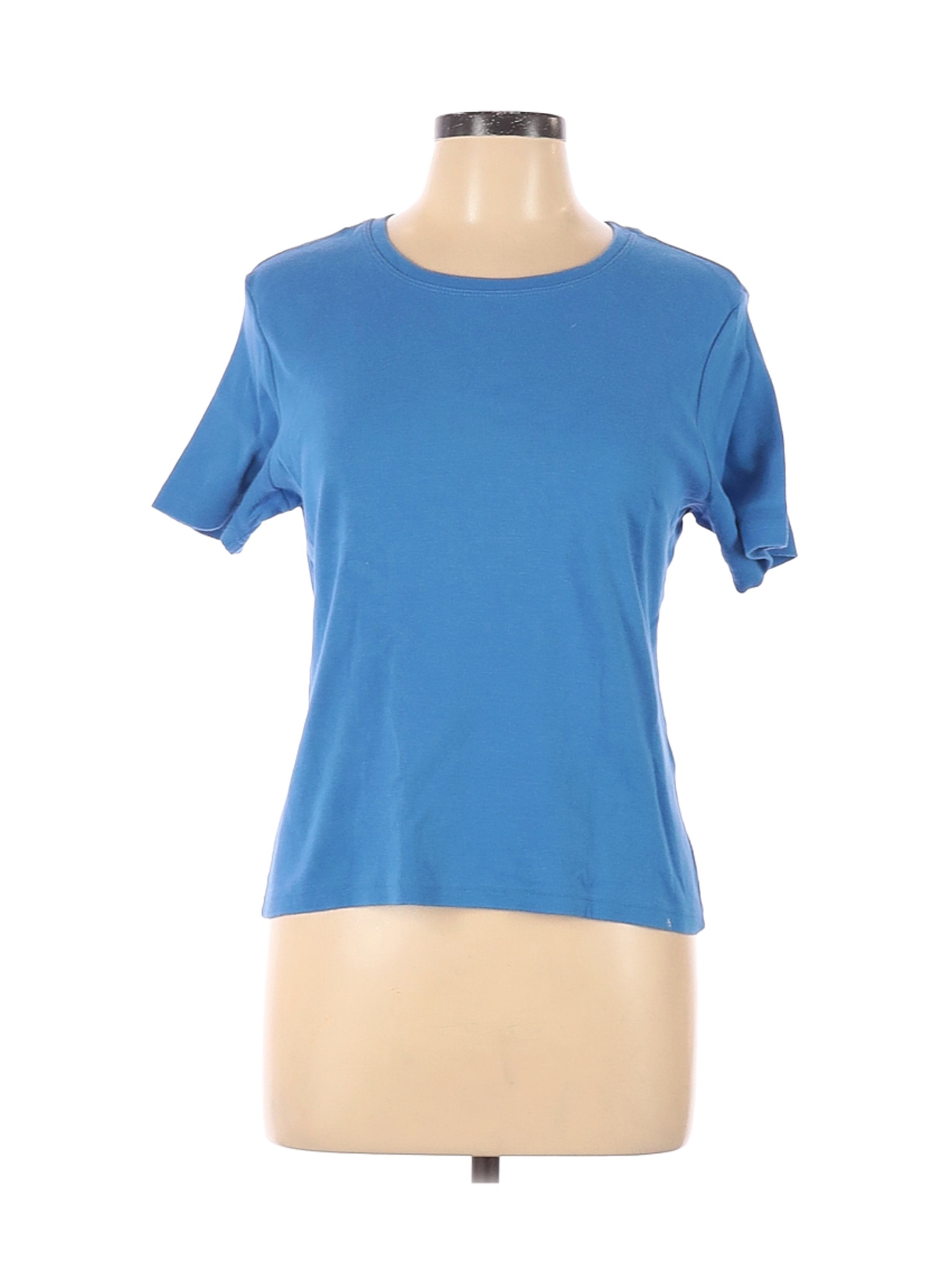 Casual Corner Women Blue Short Sleeve T-Shirt L | eBay