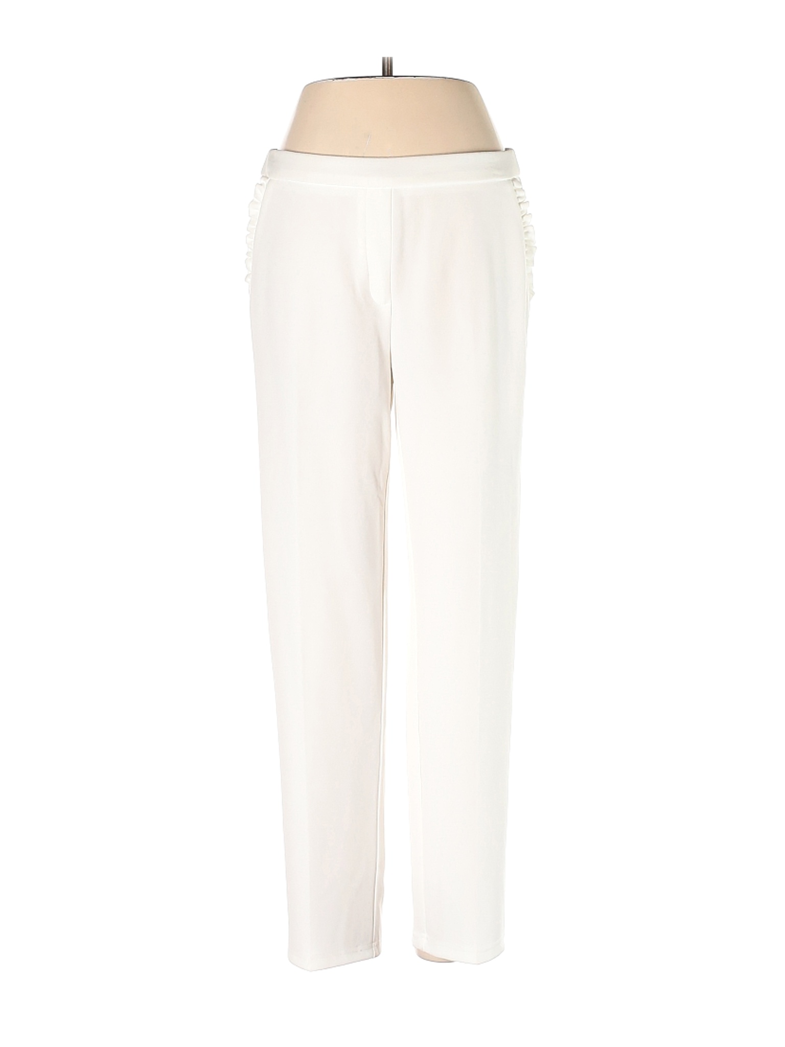 Hope & Harlow Women White Casual Pants 6 | eBay