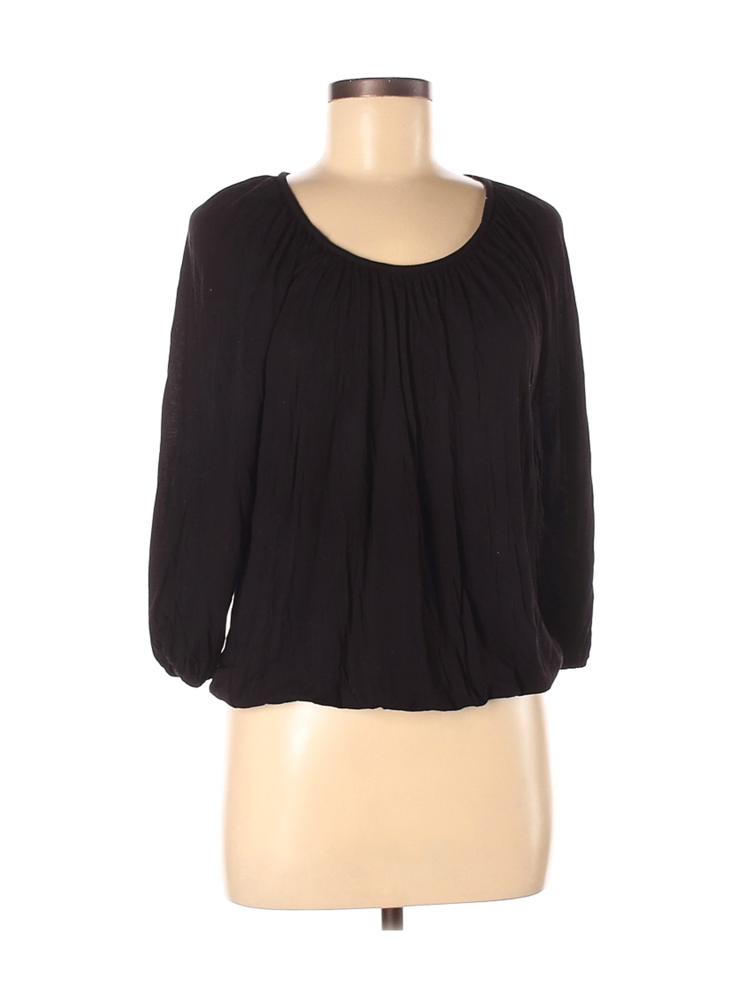 MICHAEL Michael Kors Women Black Long Sleeve Top M Petites | eBay