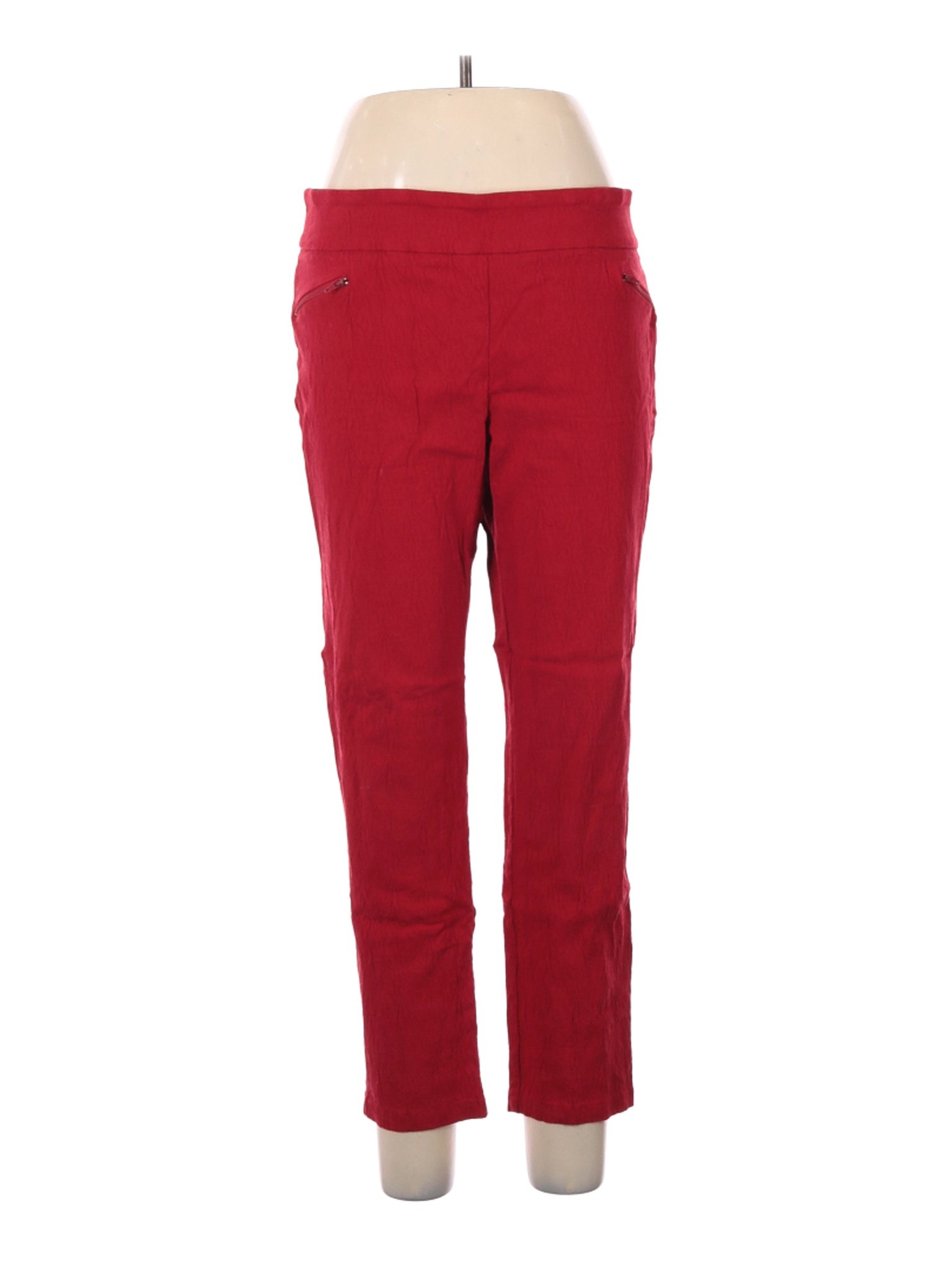 SOHO Apparel Ltd Women Red Casual Pants XL | eBay