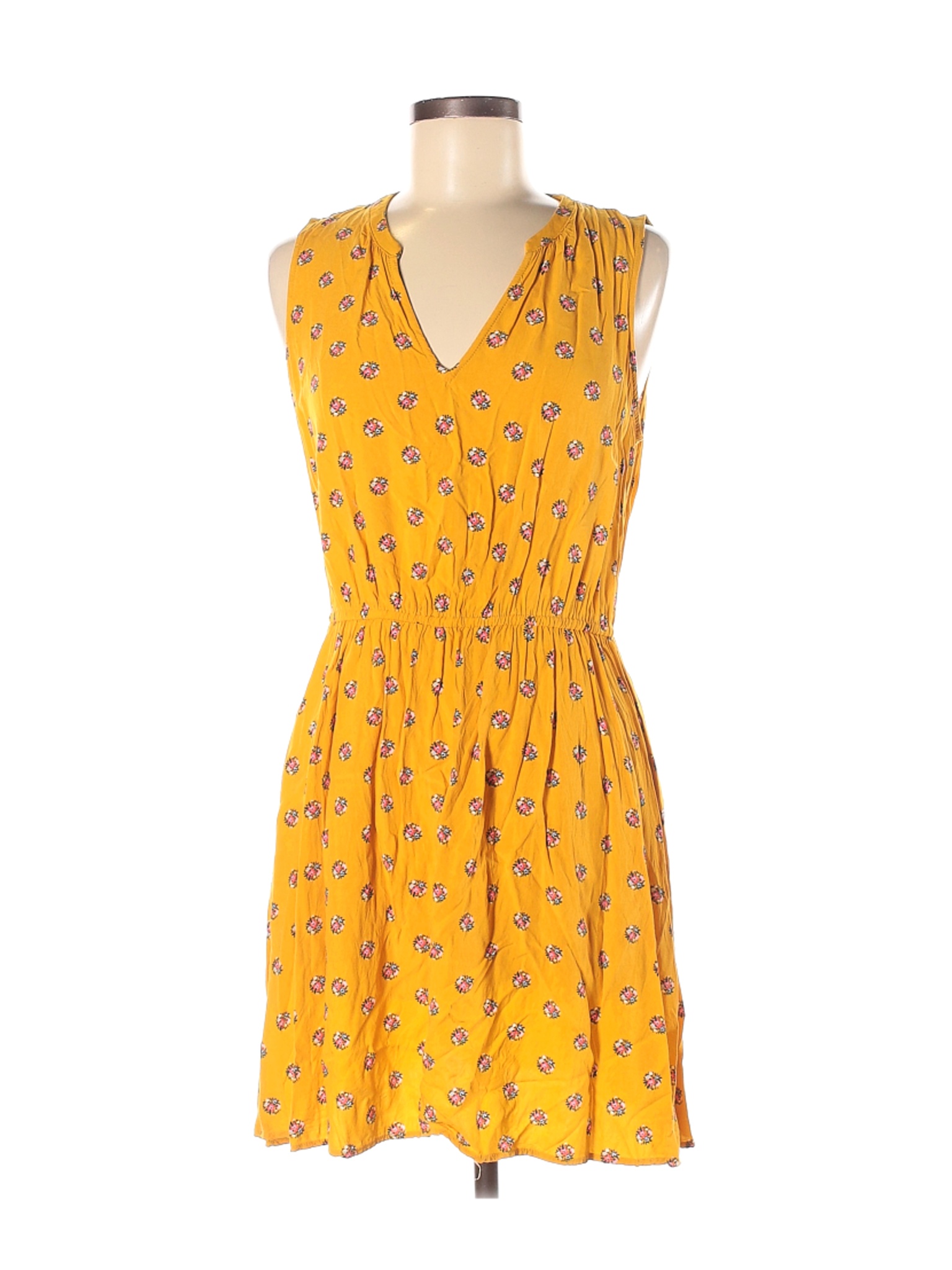 Old Navy Women Yellow Casual Dress M | eBay