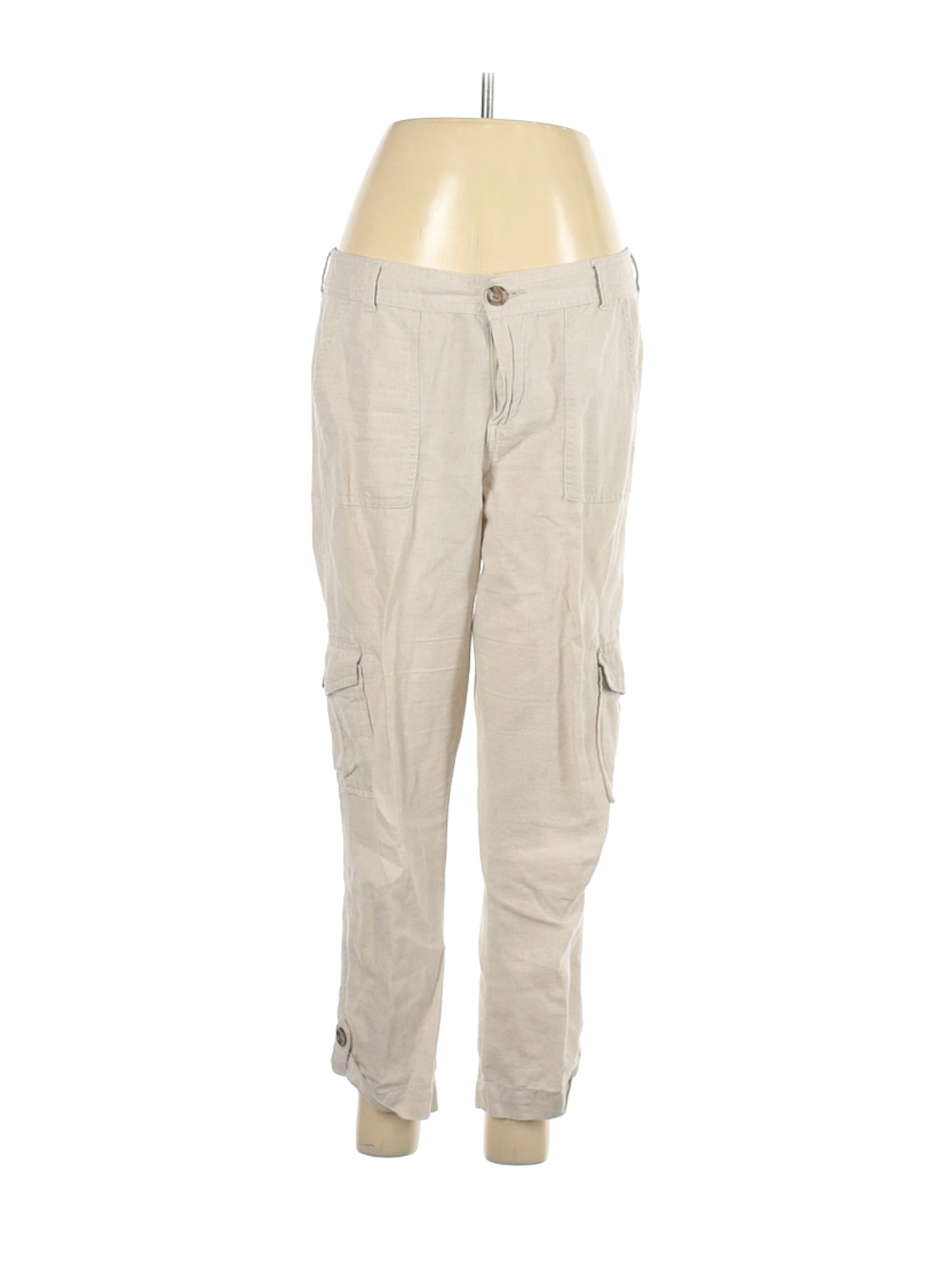 Banana Republic Factory Store Women Ivory Linen Pants 6 | eBay