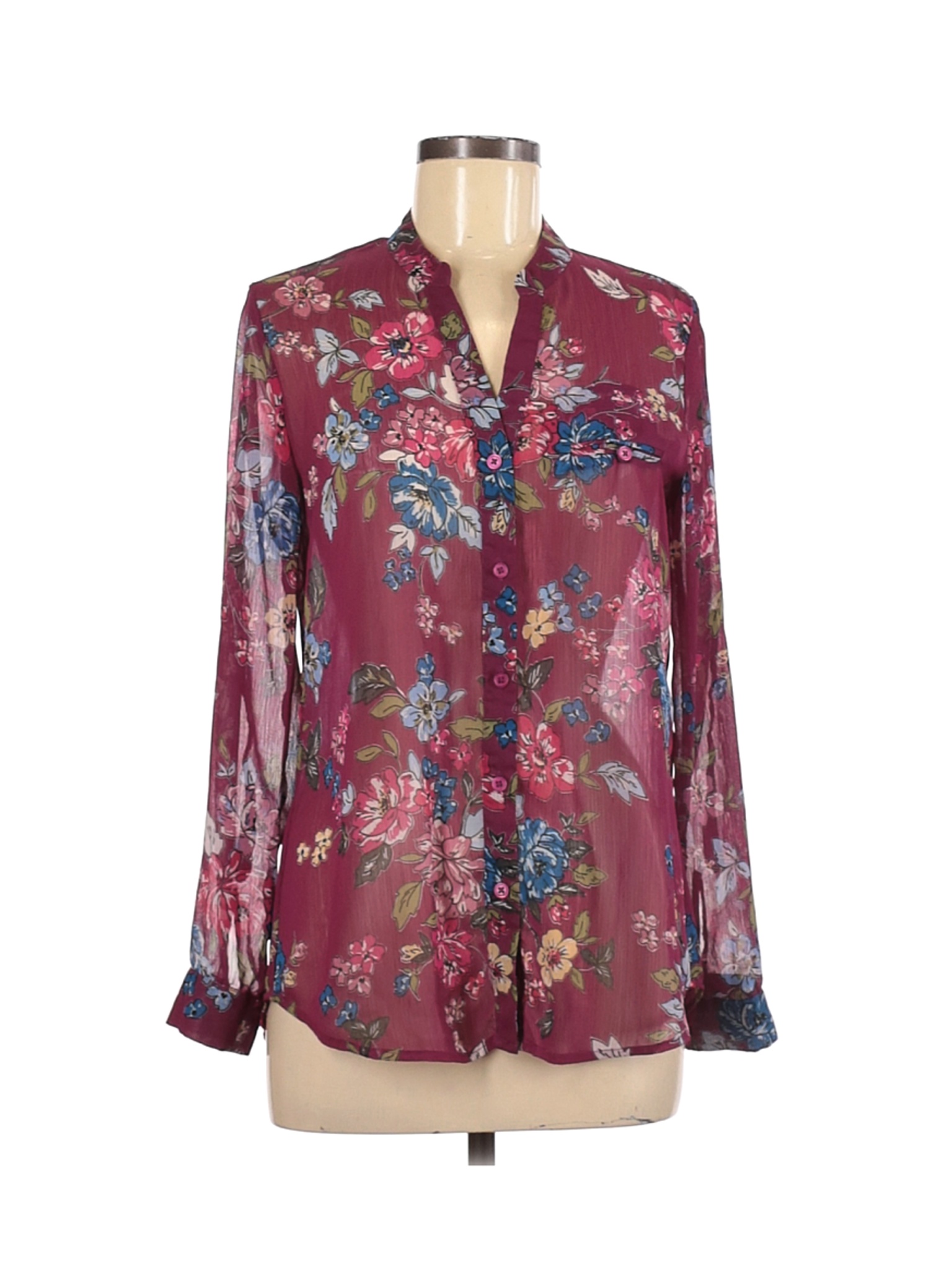 Kut from the Kloth Women Red Long Sleeve Blouse M | eBay