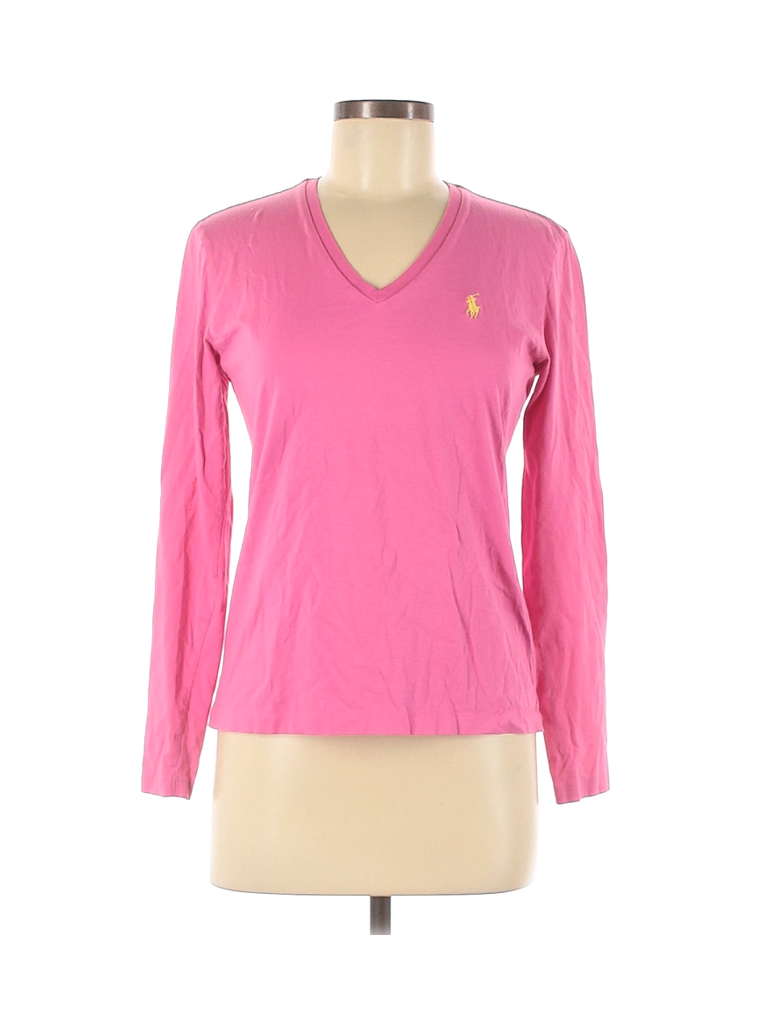 Ralph Lauren Sport Women Pink Long Sleeve T-Shirt M | eBay