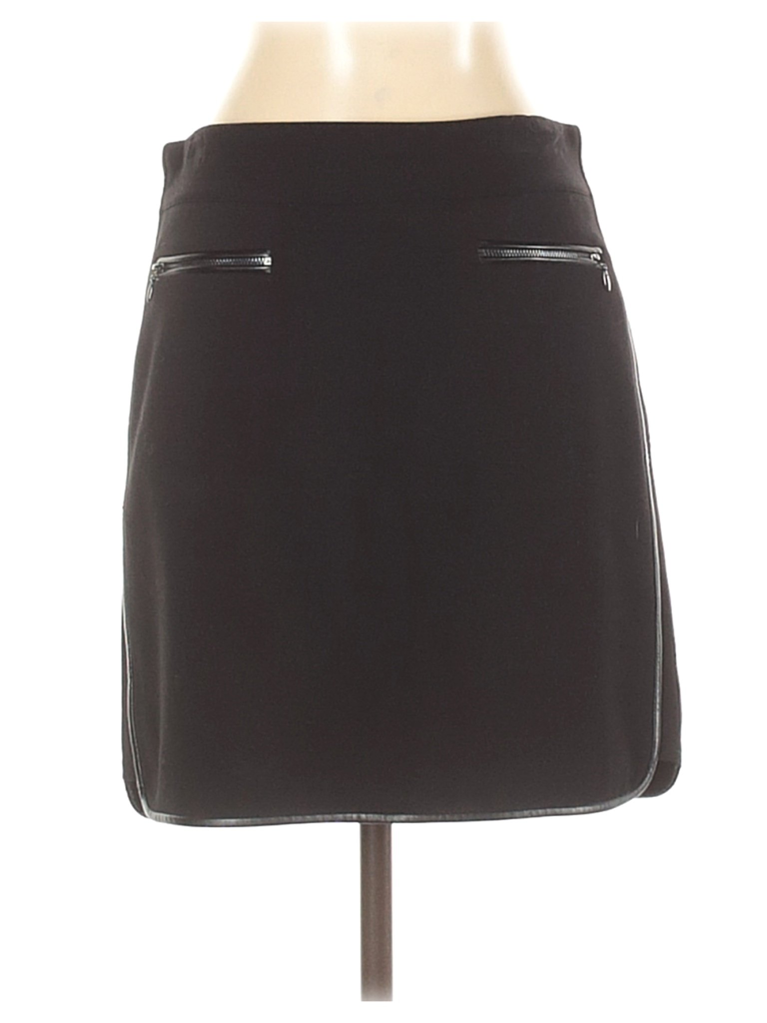White House Black Market Women Black Casual Skirt 0 | eBay