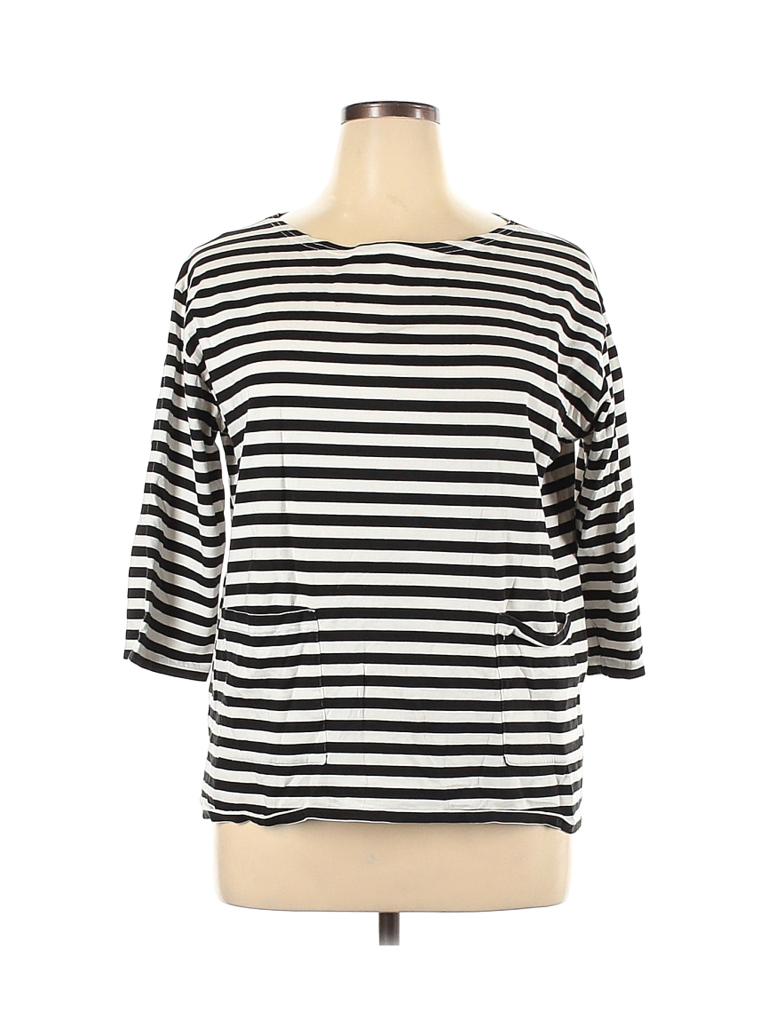 Marimekko Women Black 3/4 Sleeve T-Shirt XL | eBay