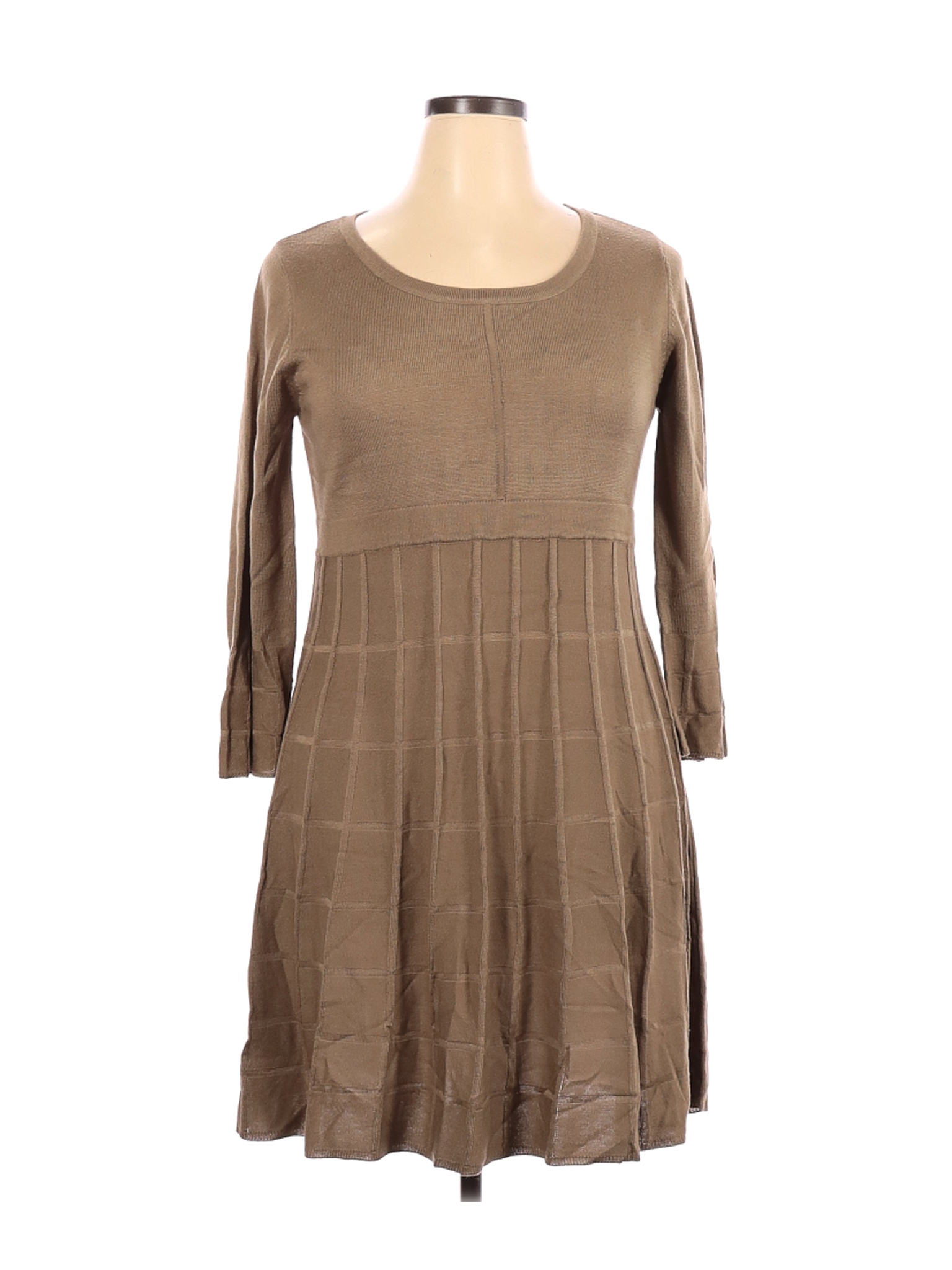 Calvin Klein Women Brown Casual Dress XL | eBay