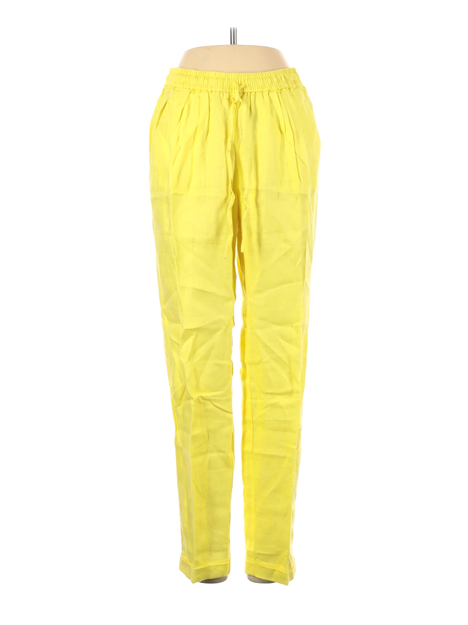 NWT J.Crew Women Yellow Linen Pants 0 | eBay