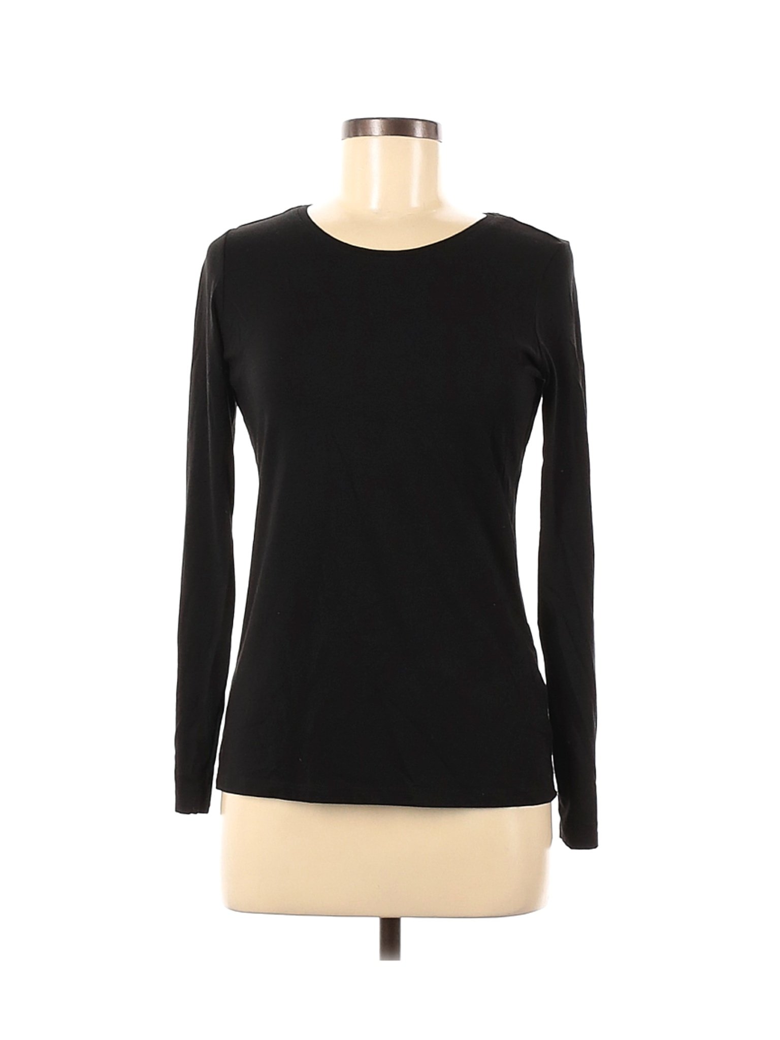 Tahari Women Black Long Sleeve T-Shirt M | eBay
