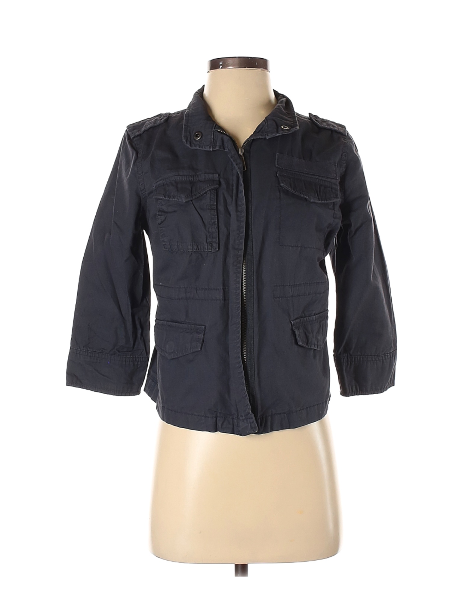 old navy black denim jacket