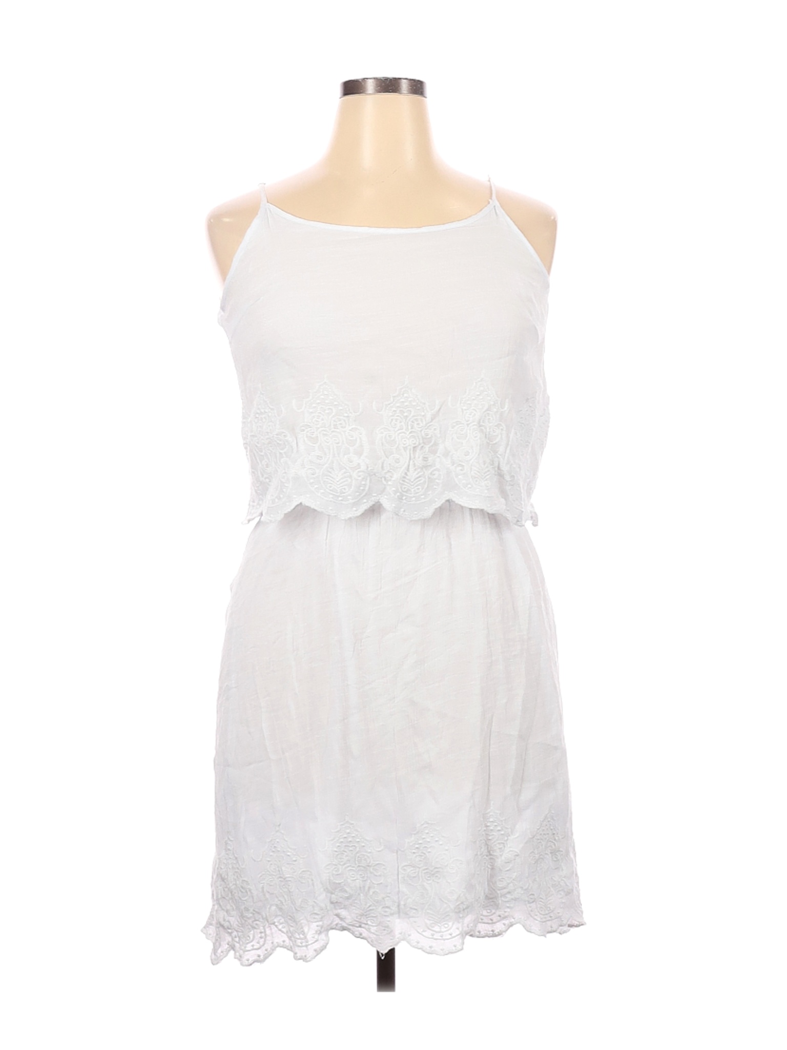 Charlotte Russe Women White Casual Dress XL | eBay