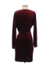 Lioness Solid Colored Burgundy Cocktail Dress Size XS - photo 2