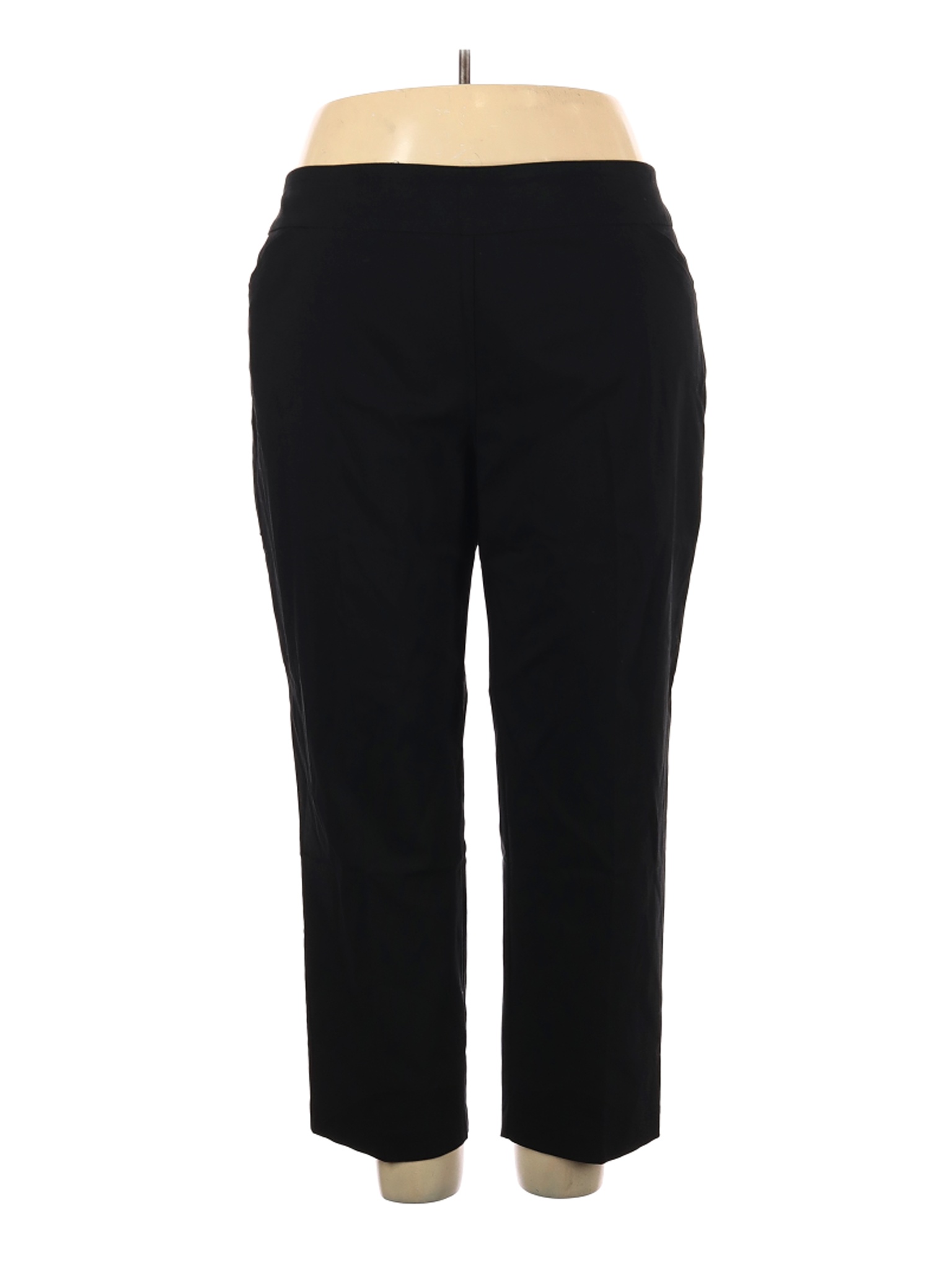 Terra & Sky Women Black Dress Pants 3X Plus | eBay