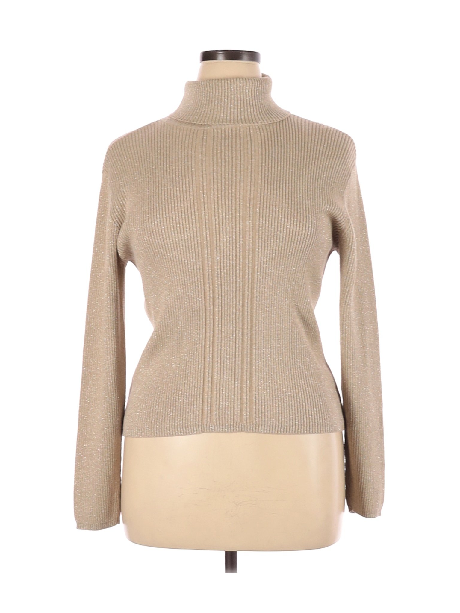 Liz Claiborne Women Brown Turtleneck Sweater XL | eBay