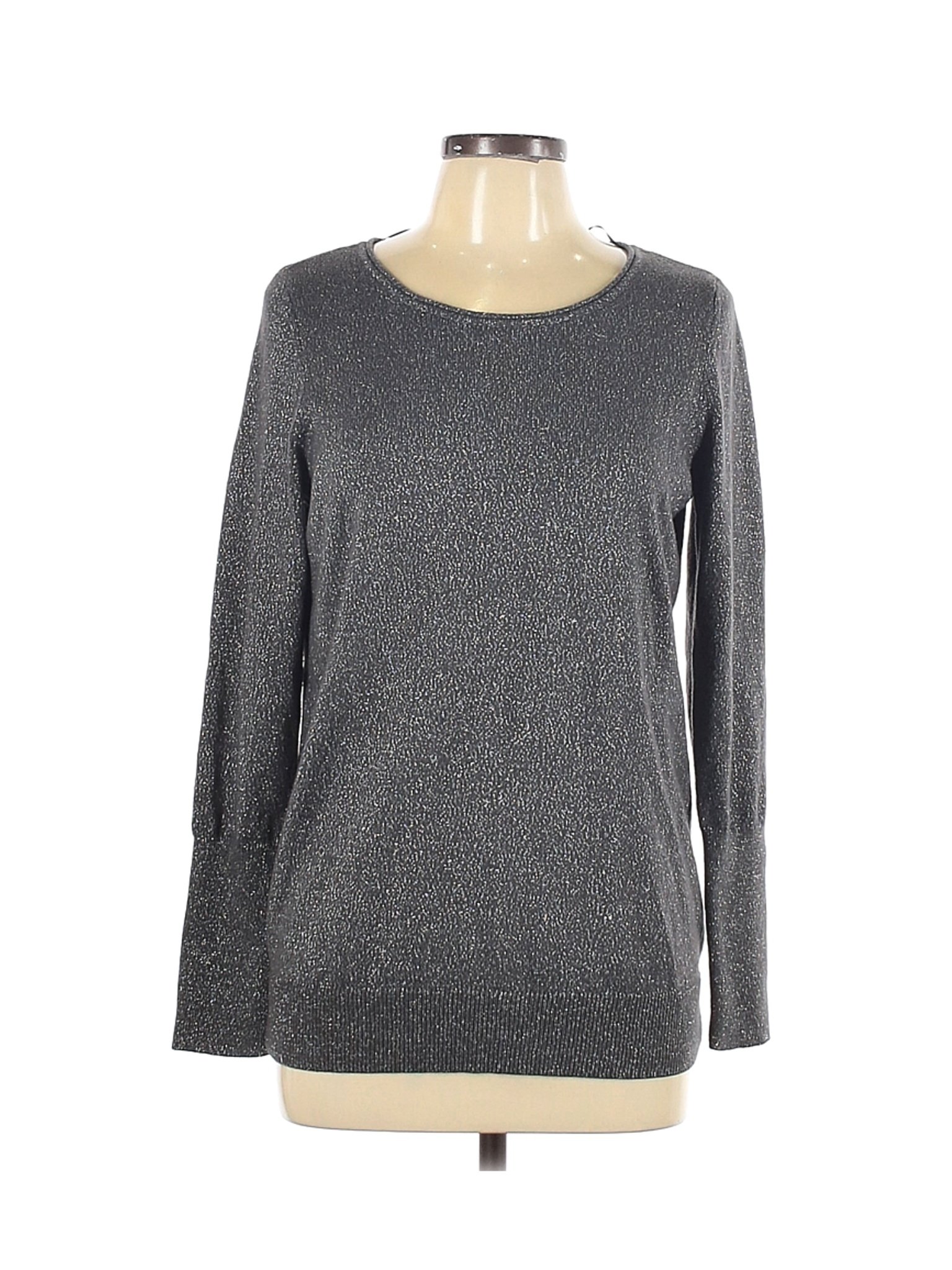 Apt. 9 Women Gray Pullover Sweater L | eBay