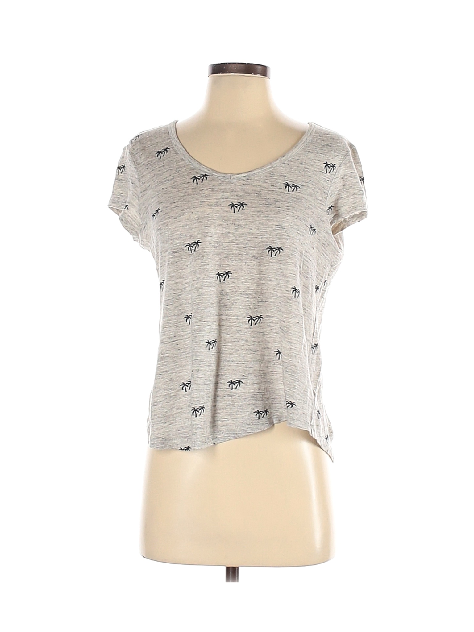 NWT Artisan NY Women Gray Short Sleeve T-Shirt S | eBay