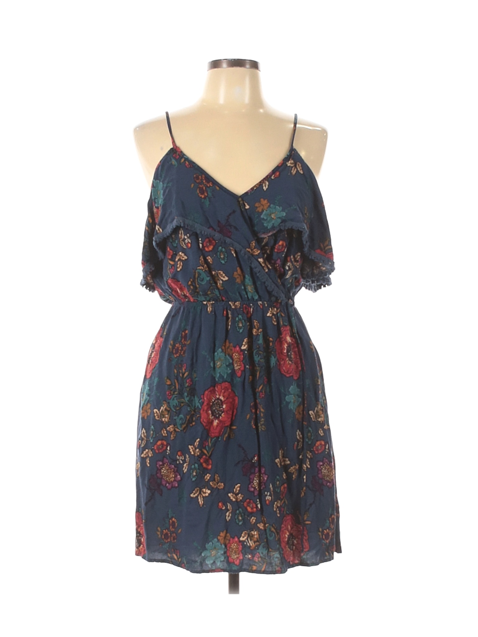Xhilaration Women Blue Casual Dress L | eBay