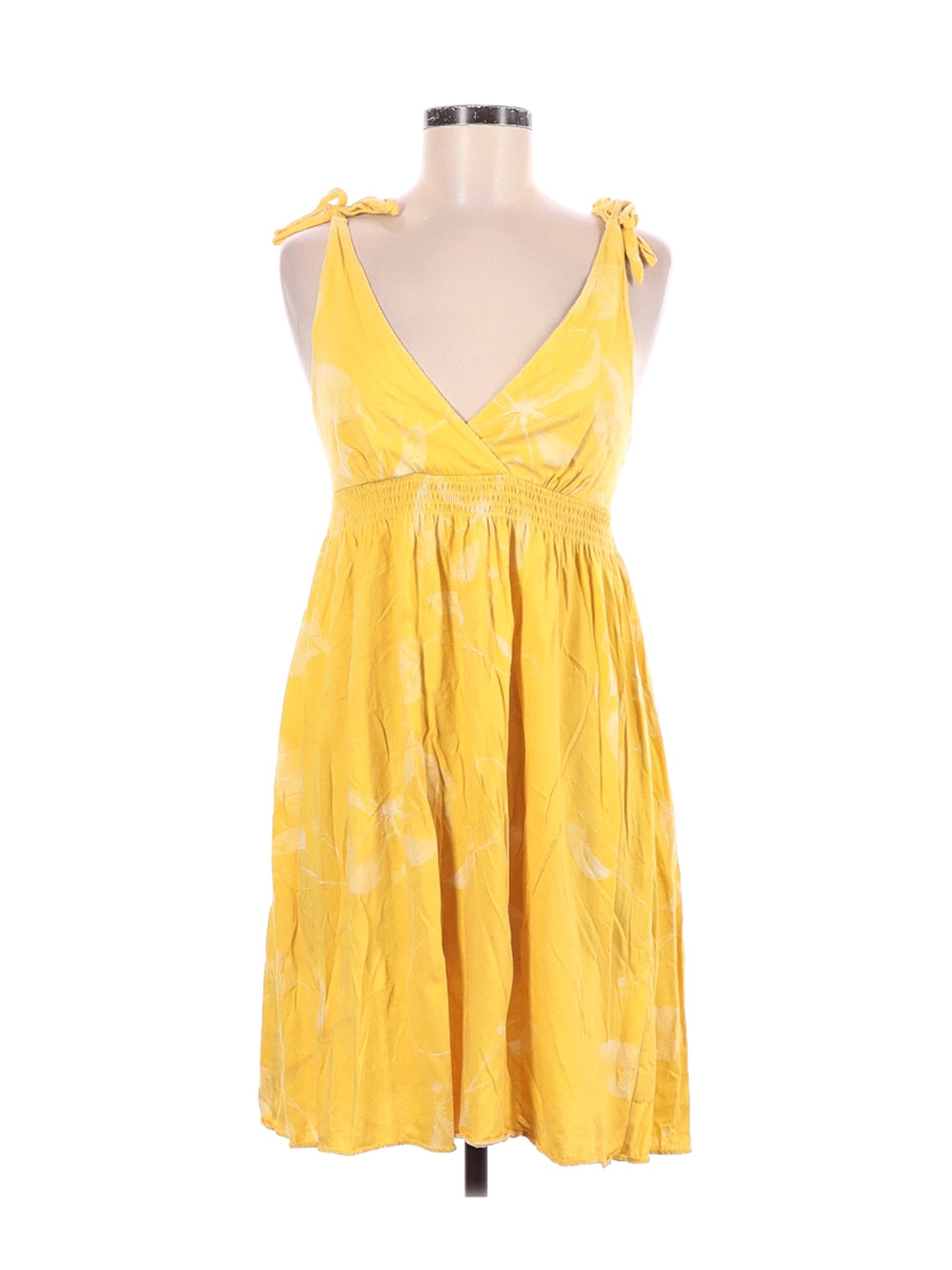 American Eagle Outfitters Women Yellow Casual Dress M | eBay
