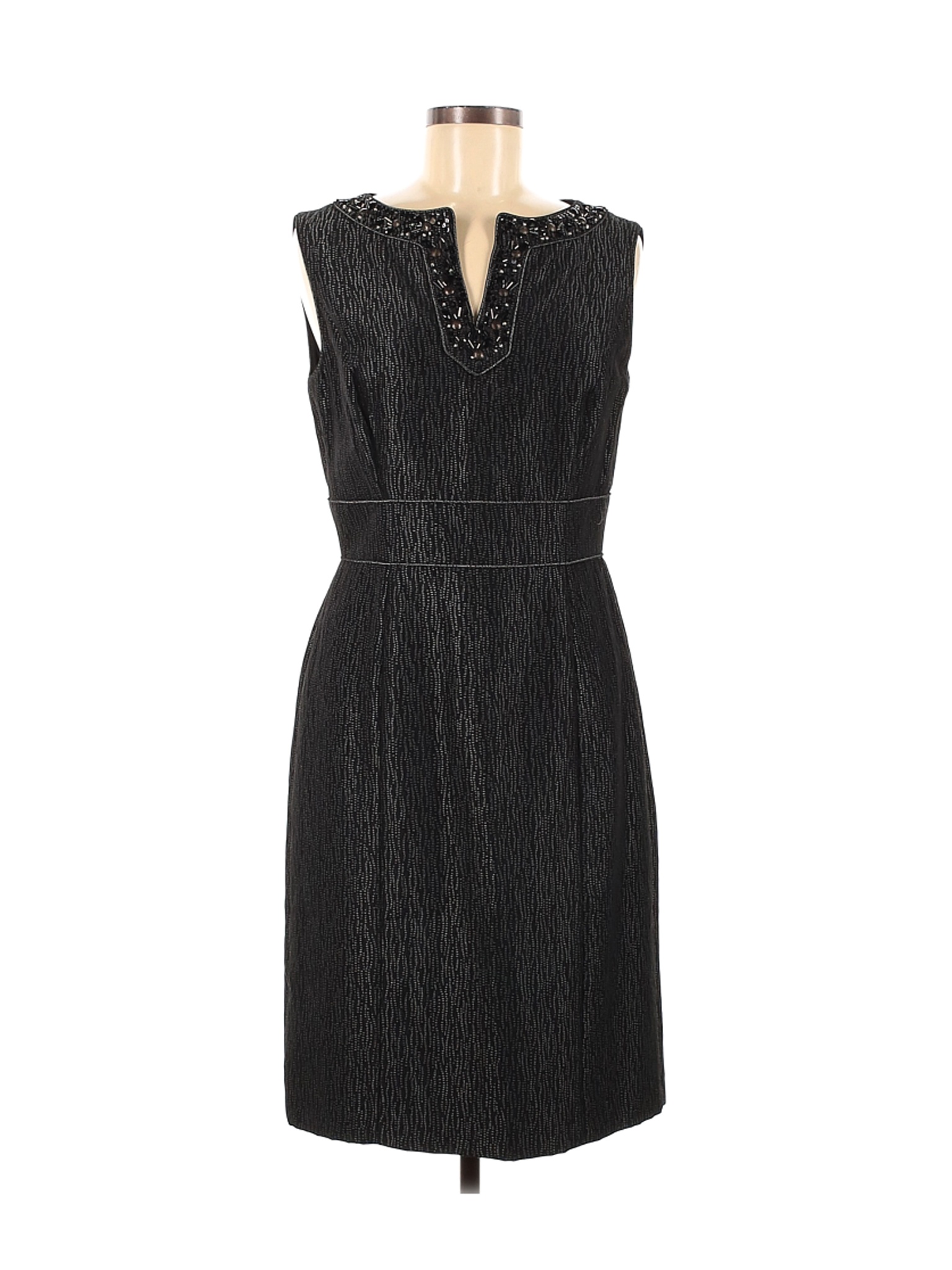 tahari black gown