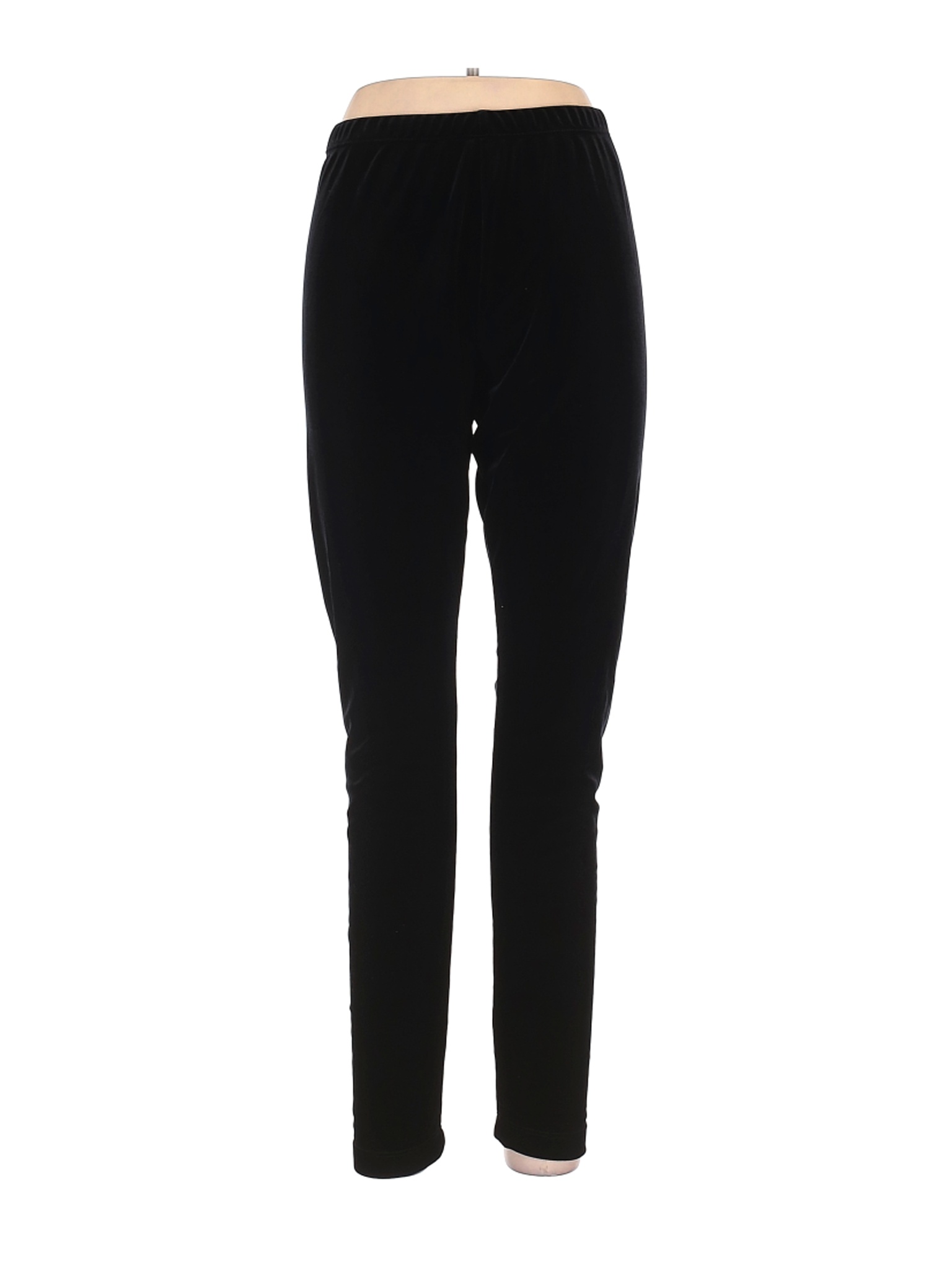Style&Co Women Black Velour Pants L | eBay
