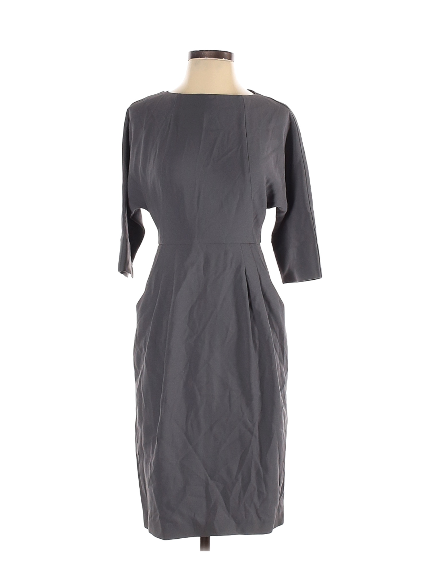 MM. LaFleur Women Gray Casual Dress 0 | eBay