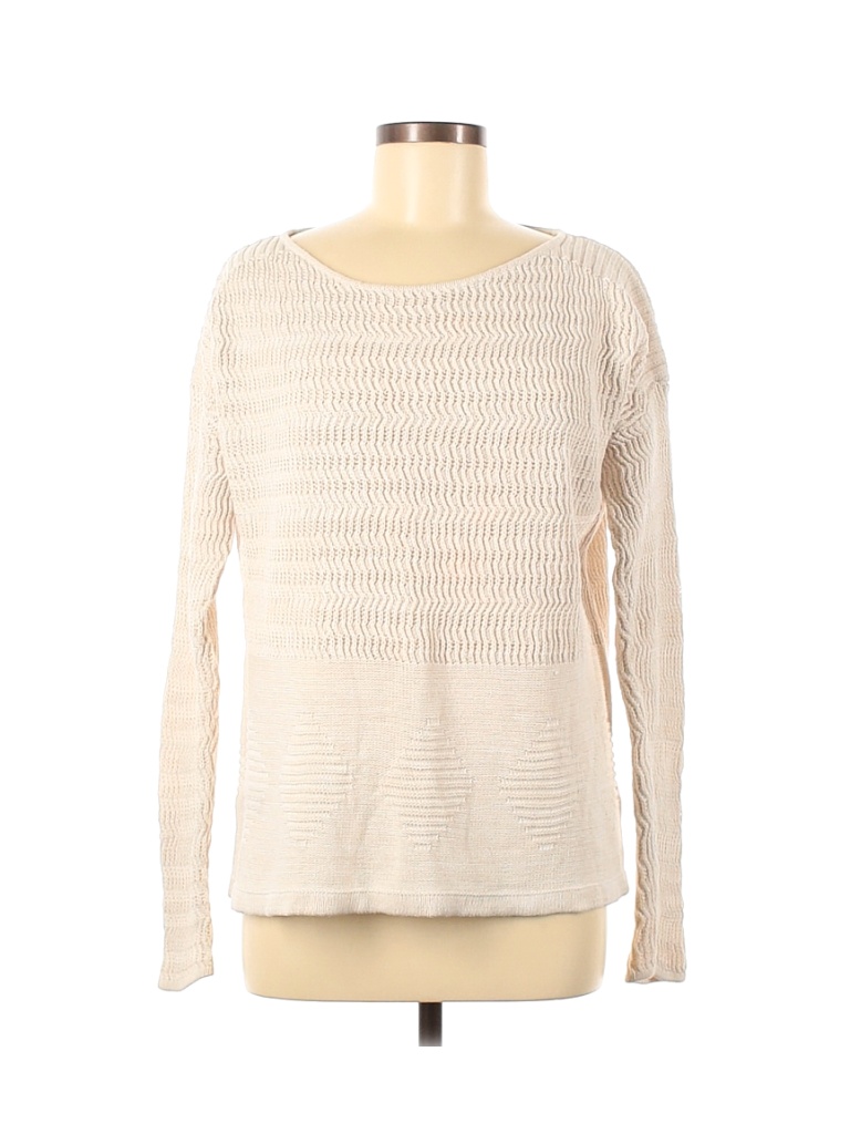 JANA 100% Cotton Ivory Pullover Sweater Size S - photo 1
