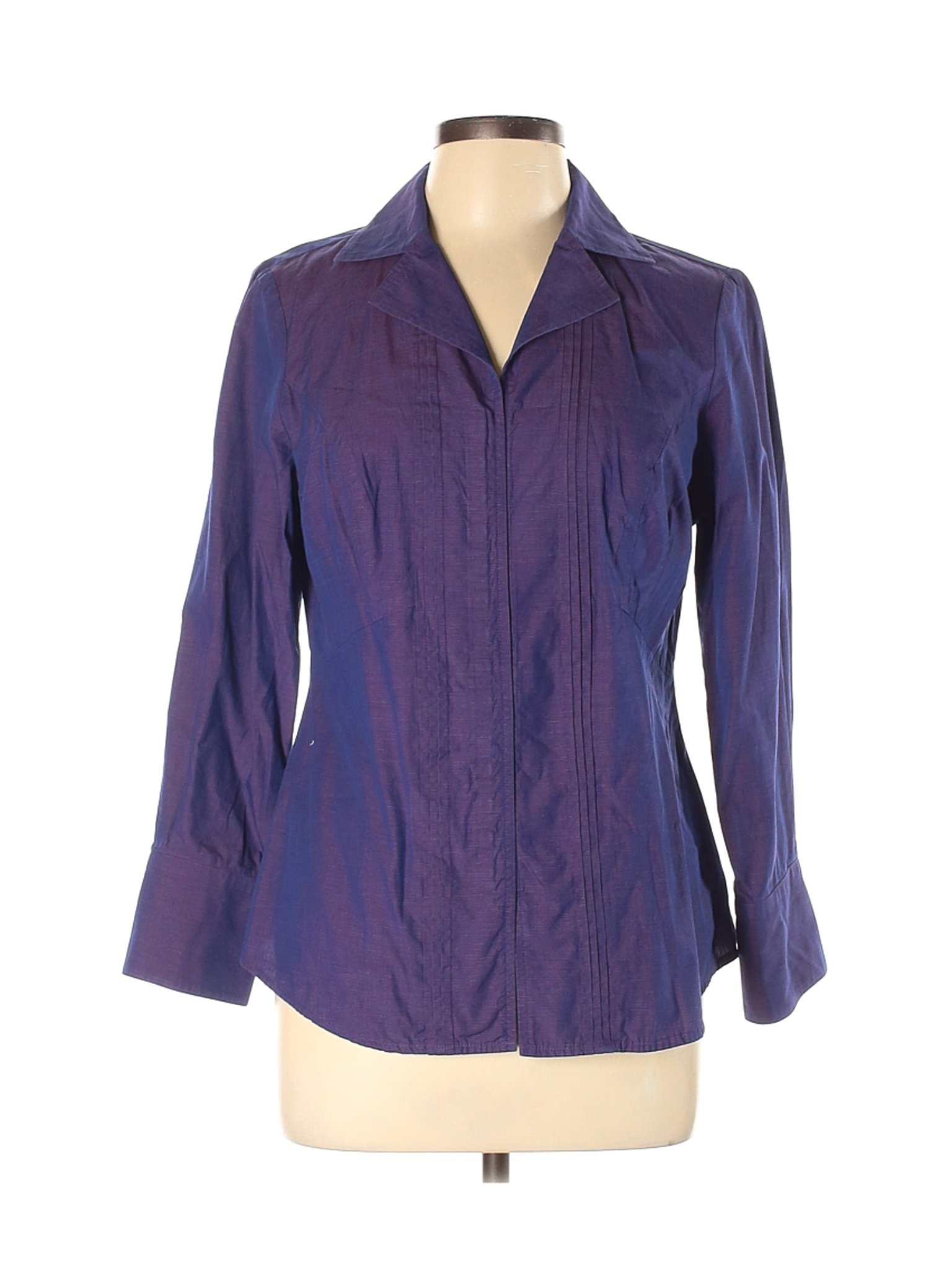 women long sleeve purple shirt