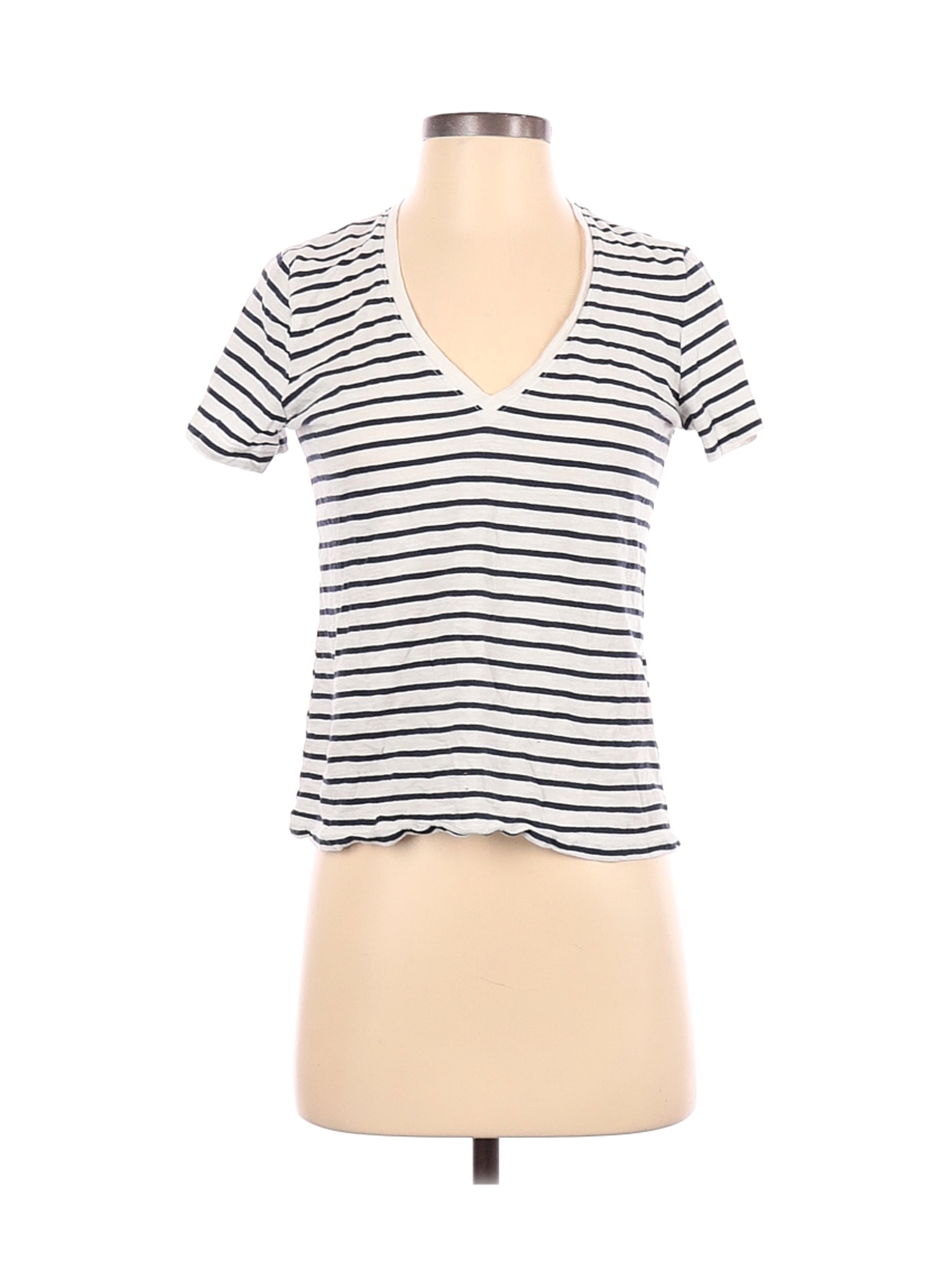 Madewell Women White Short Sleeve T-Shirt S | eBay