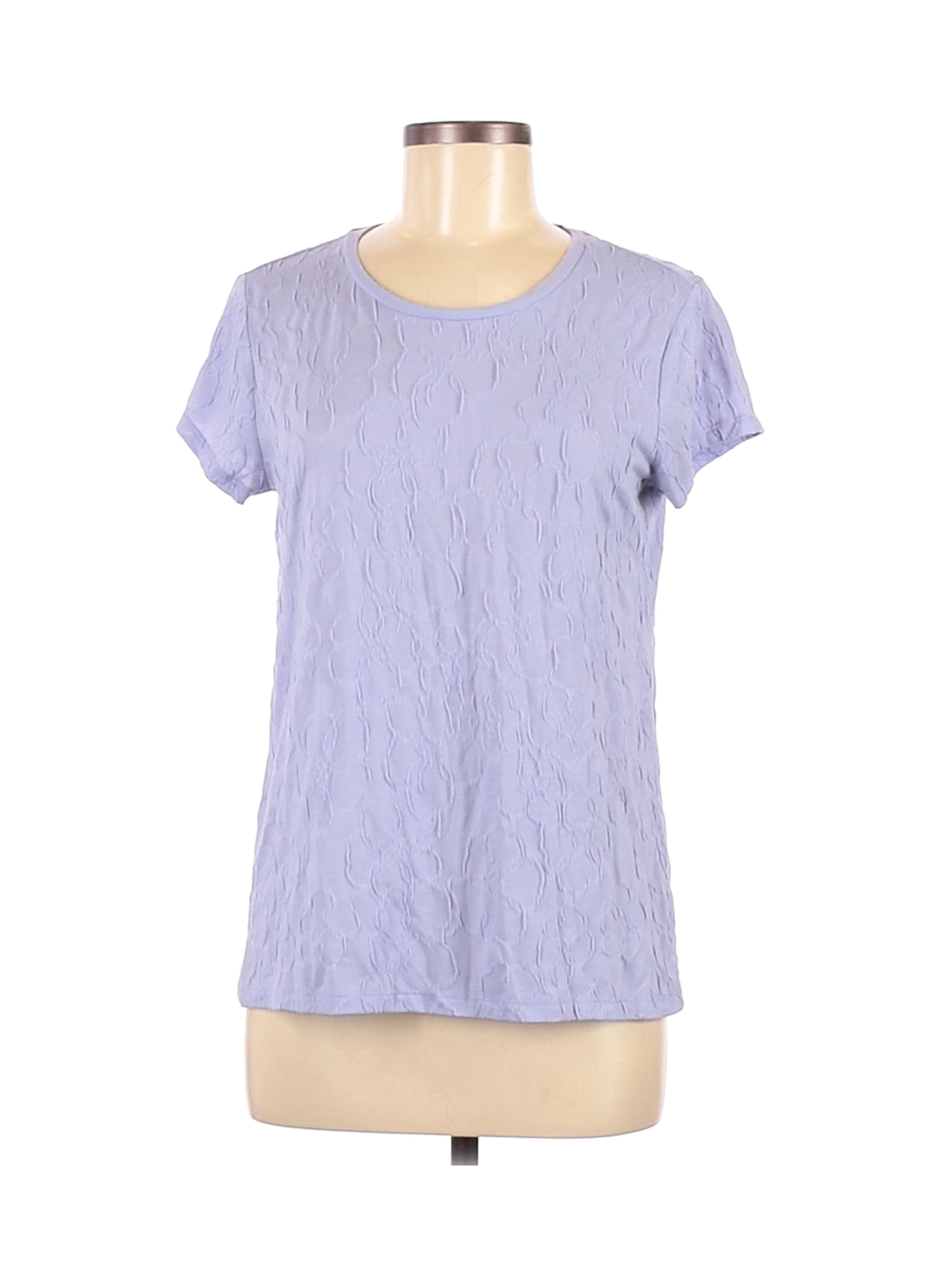 Simply Vera Vera Wang Women Purple Short Sleeve Top M | eBay