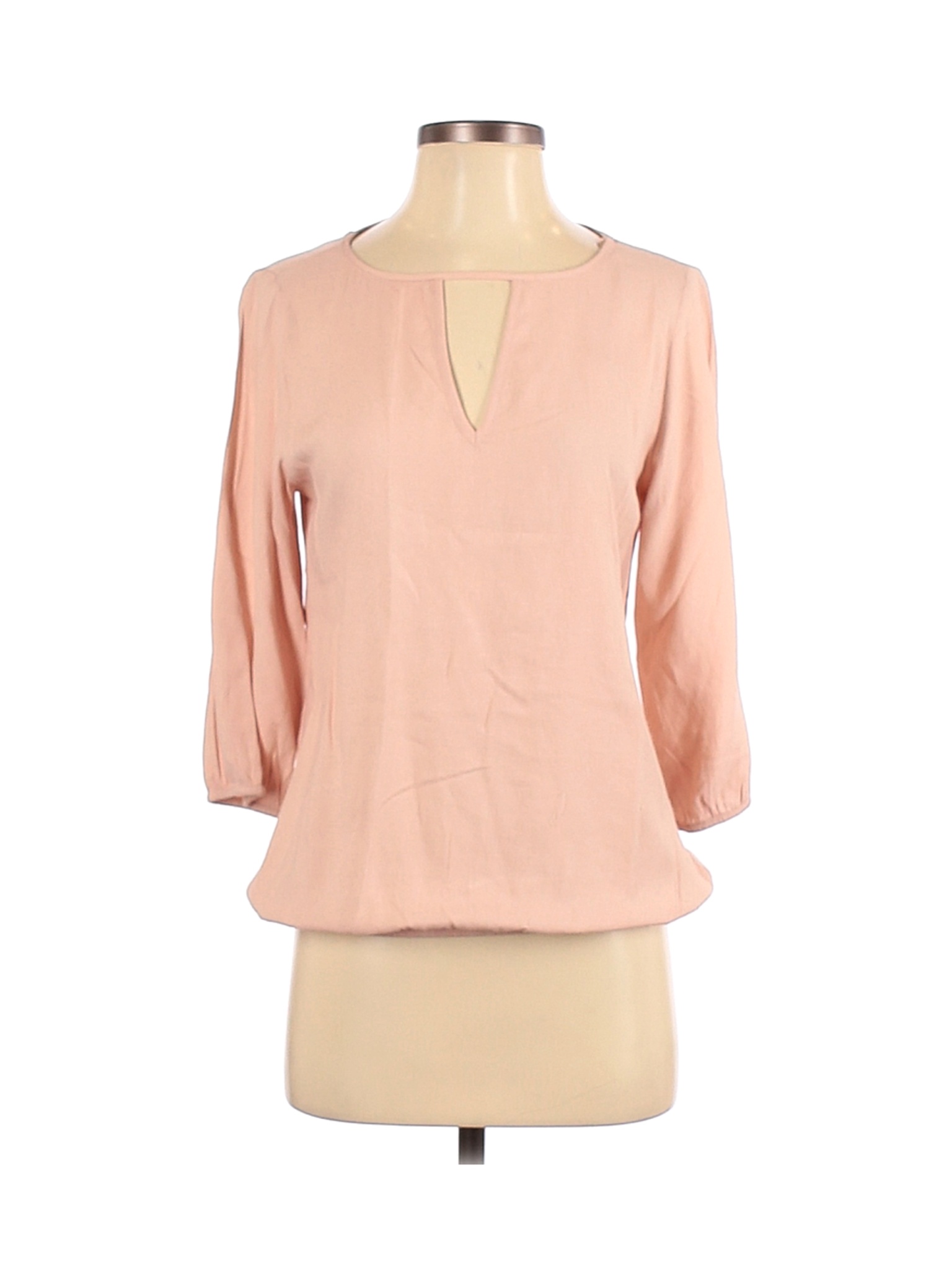Zara Basic Women Pink Long Sleeve Blouse S | eBay