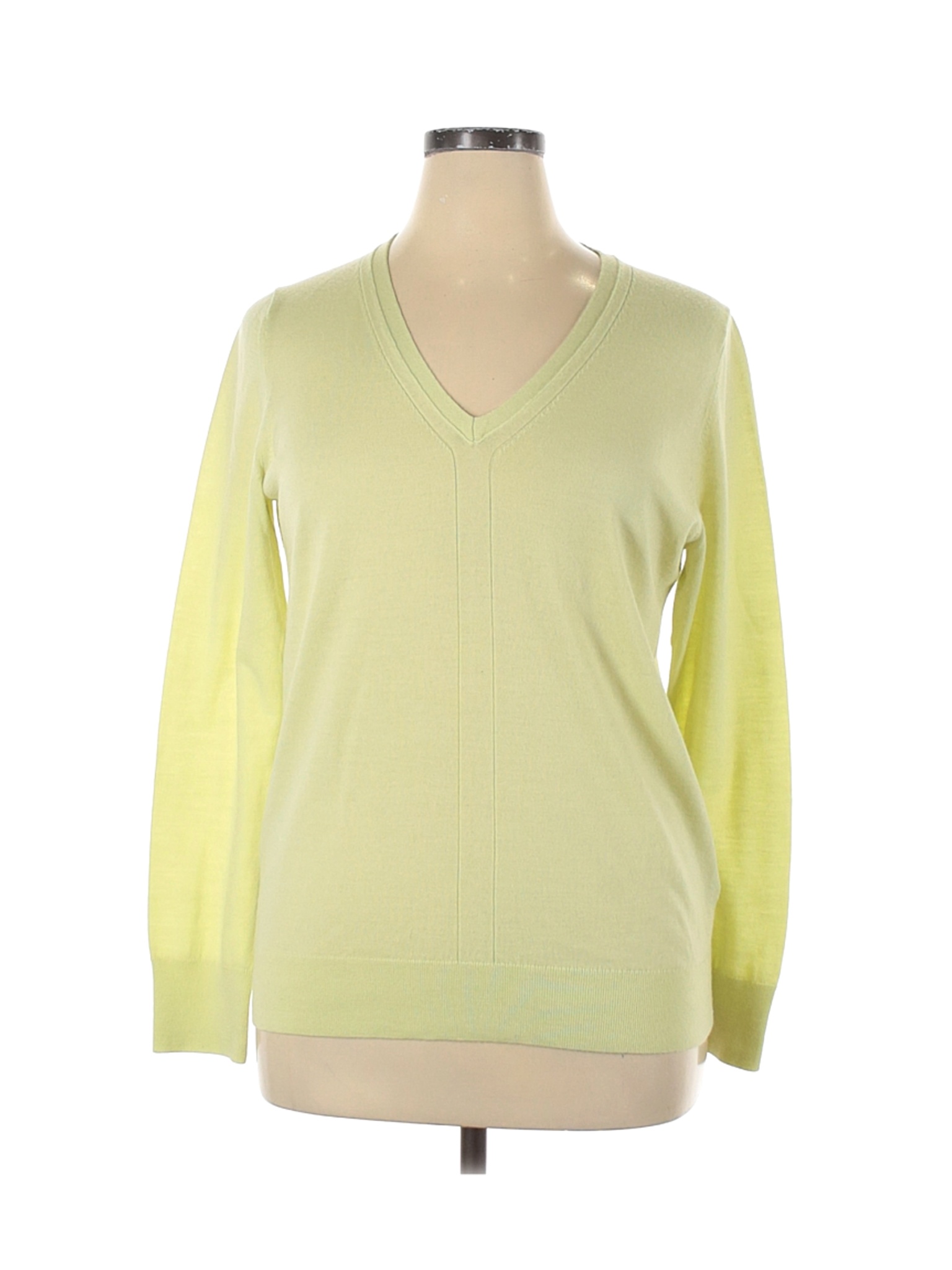 Banana Republic Women Green Wool Pullover Sweater XL | eBay