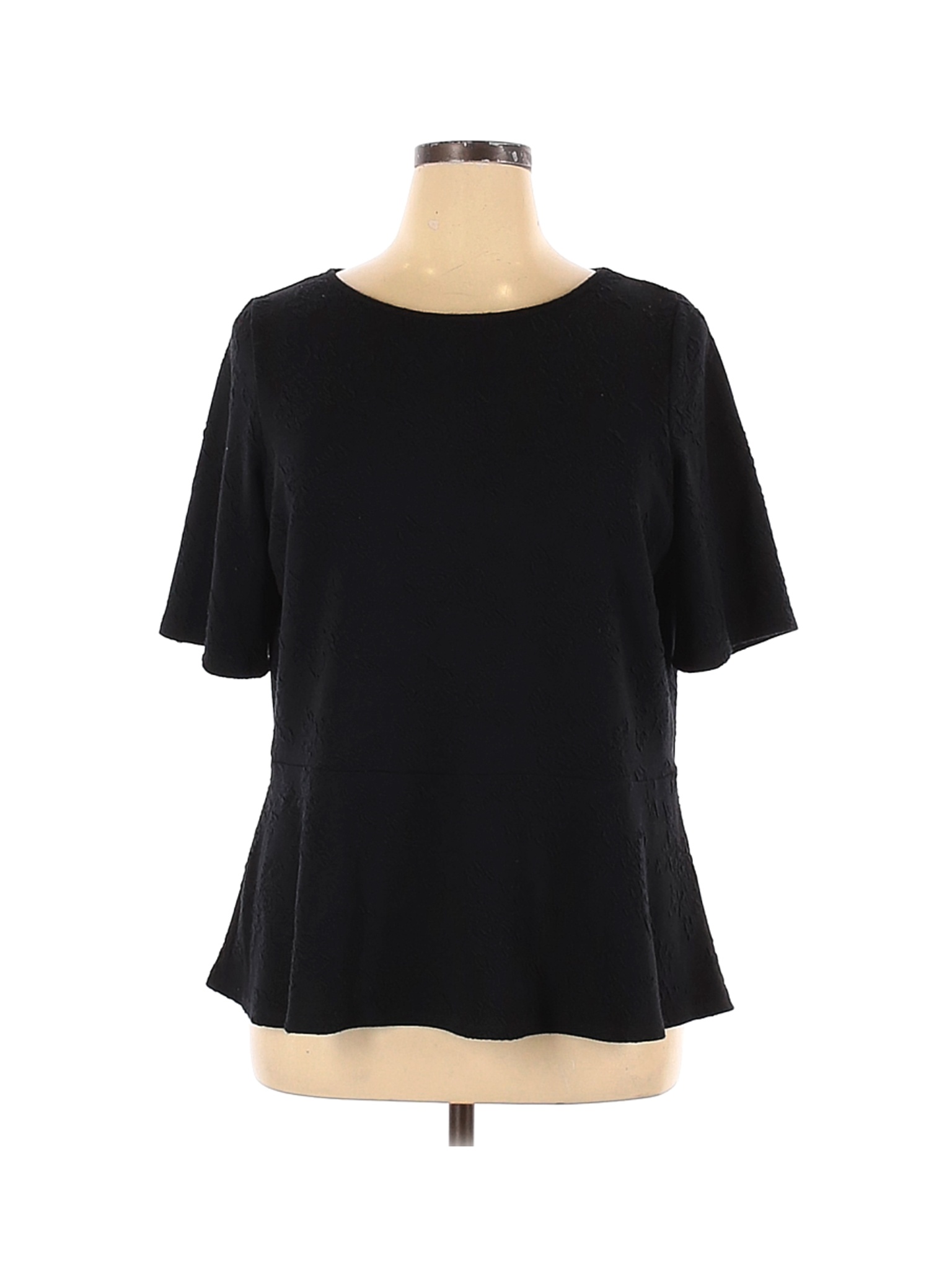 M&S Women Black Short Sleeve Top 20 uk | eBay