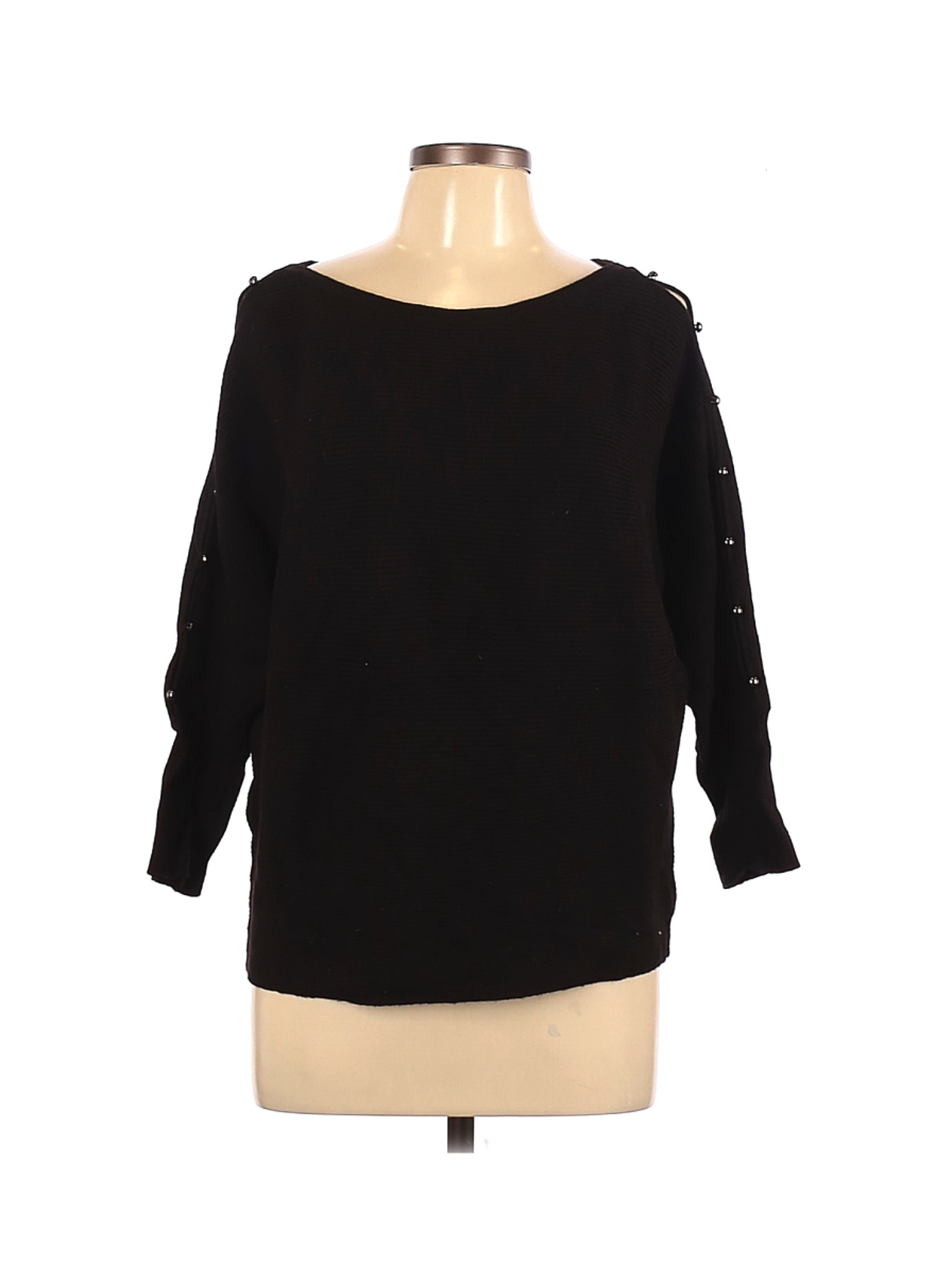 Jennifer Lopez Women Black Pullover Sweater L | eBay