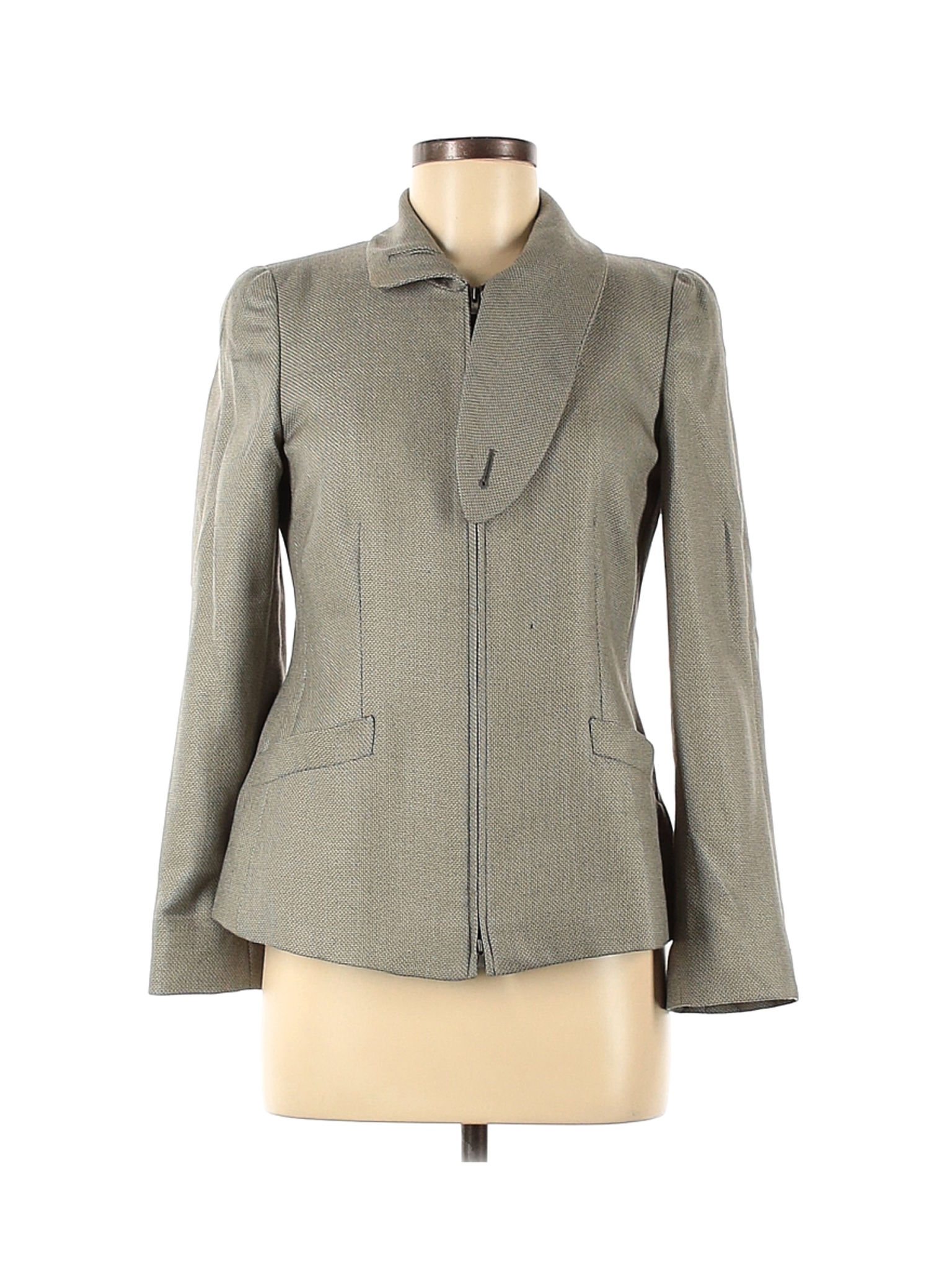 Armani Collezioni Women Gray Blazer 6 | eBay