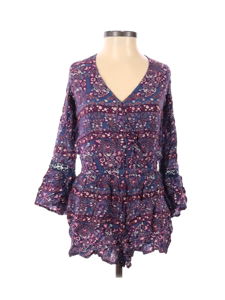 Pre-owned American Eagle Outfitters Romper In Blue