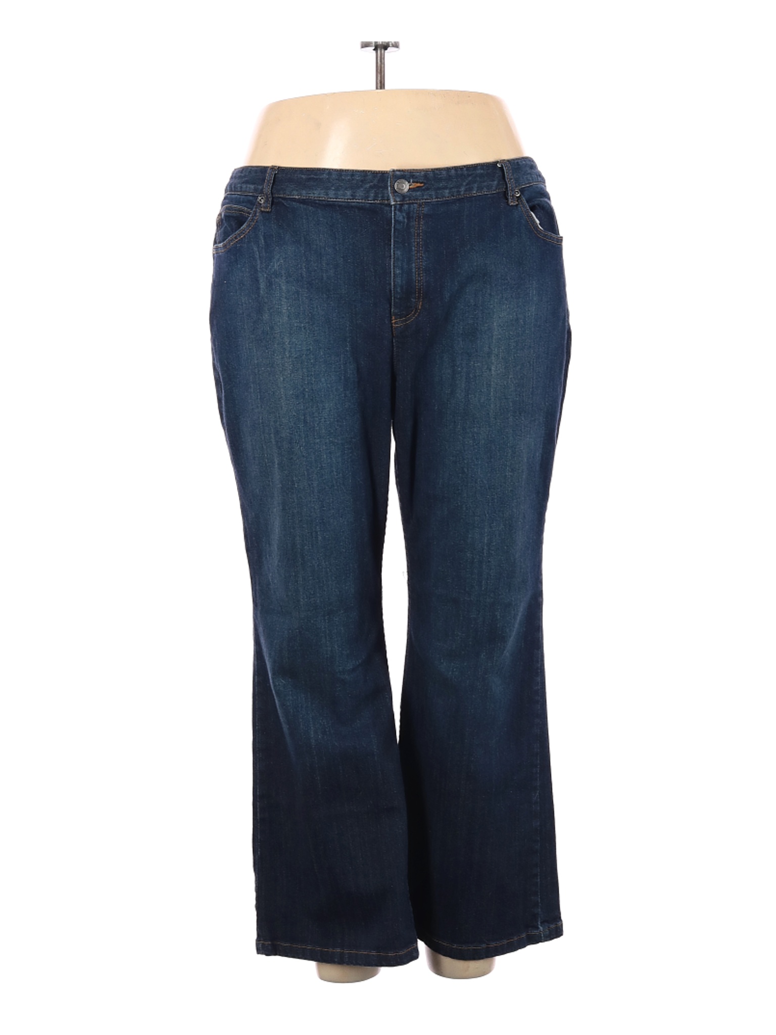 Liz Claiborne Plus Women Blue Jeans 24 Plus | eBay