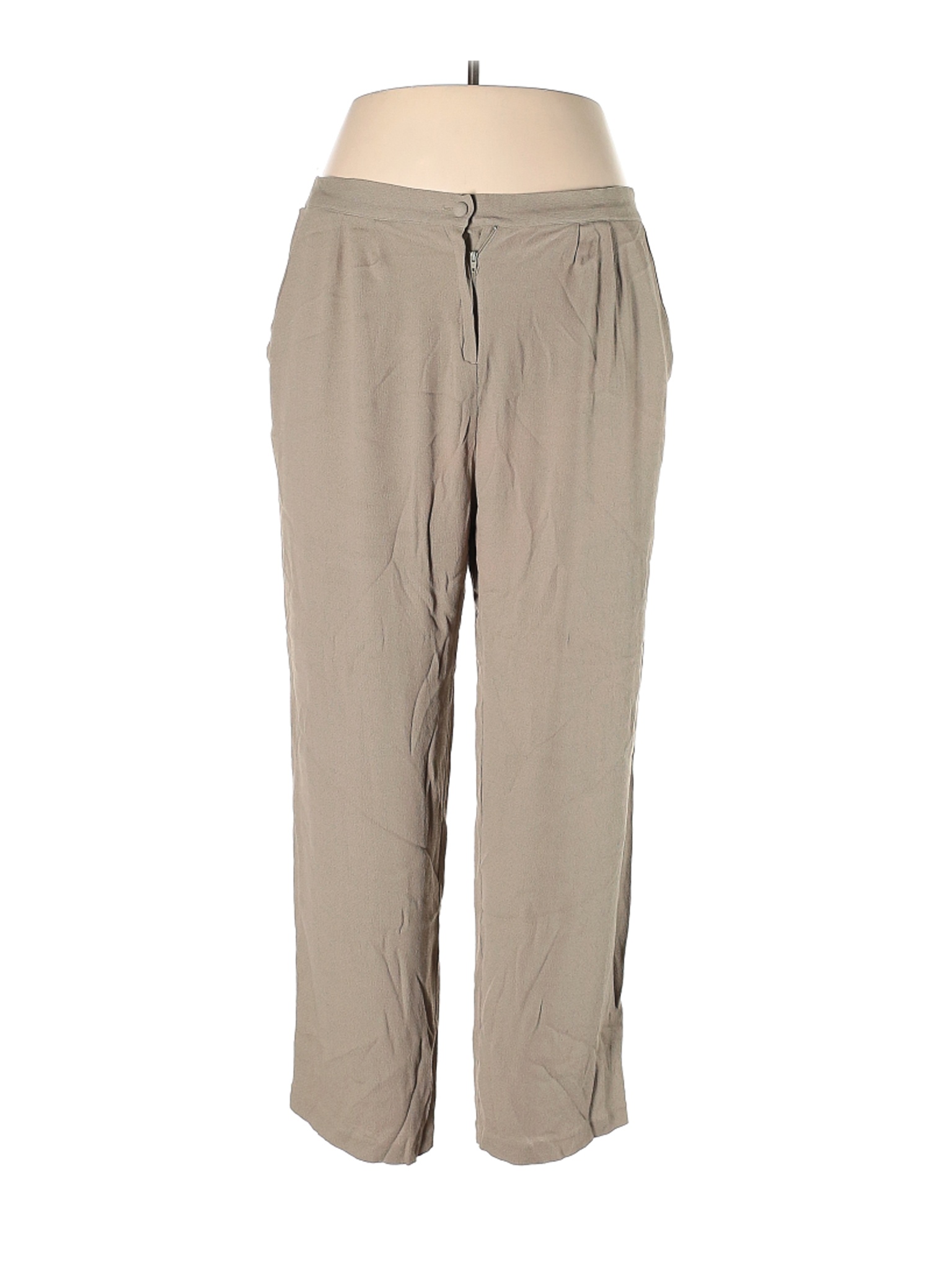 Unbranded Women Brown Casual Pants 22 Plus | eBay