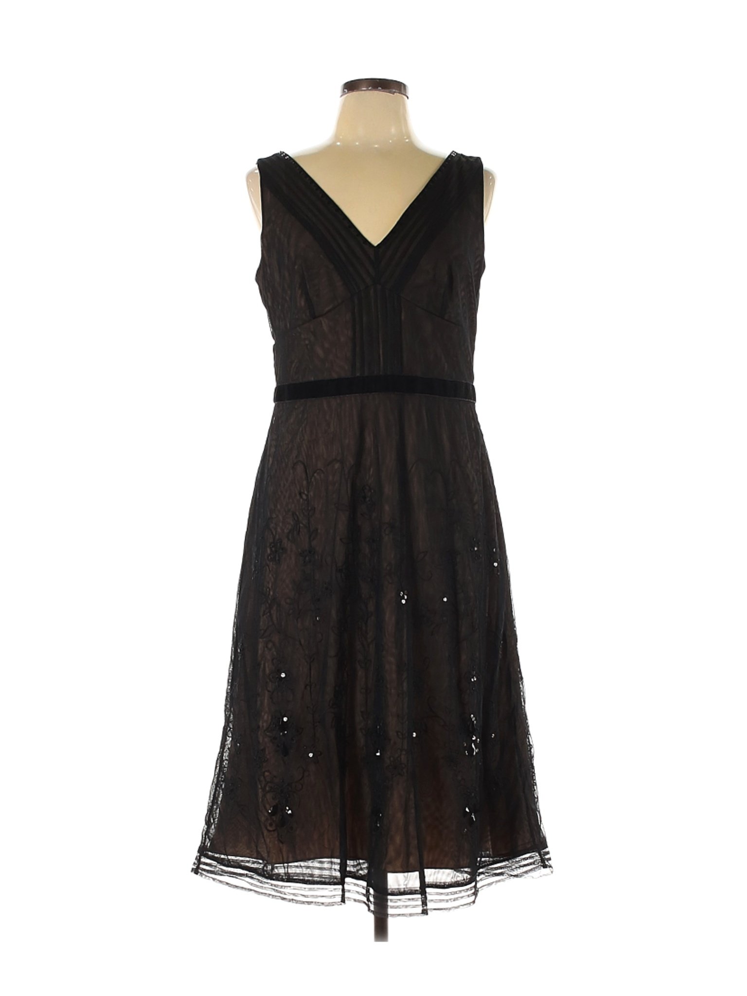 Ann Taylor LOFT Women Black Cocktail Dress 10 | eBay