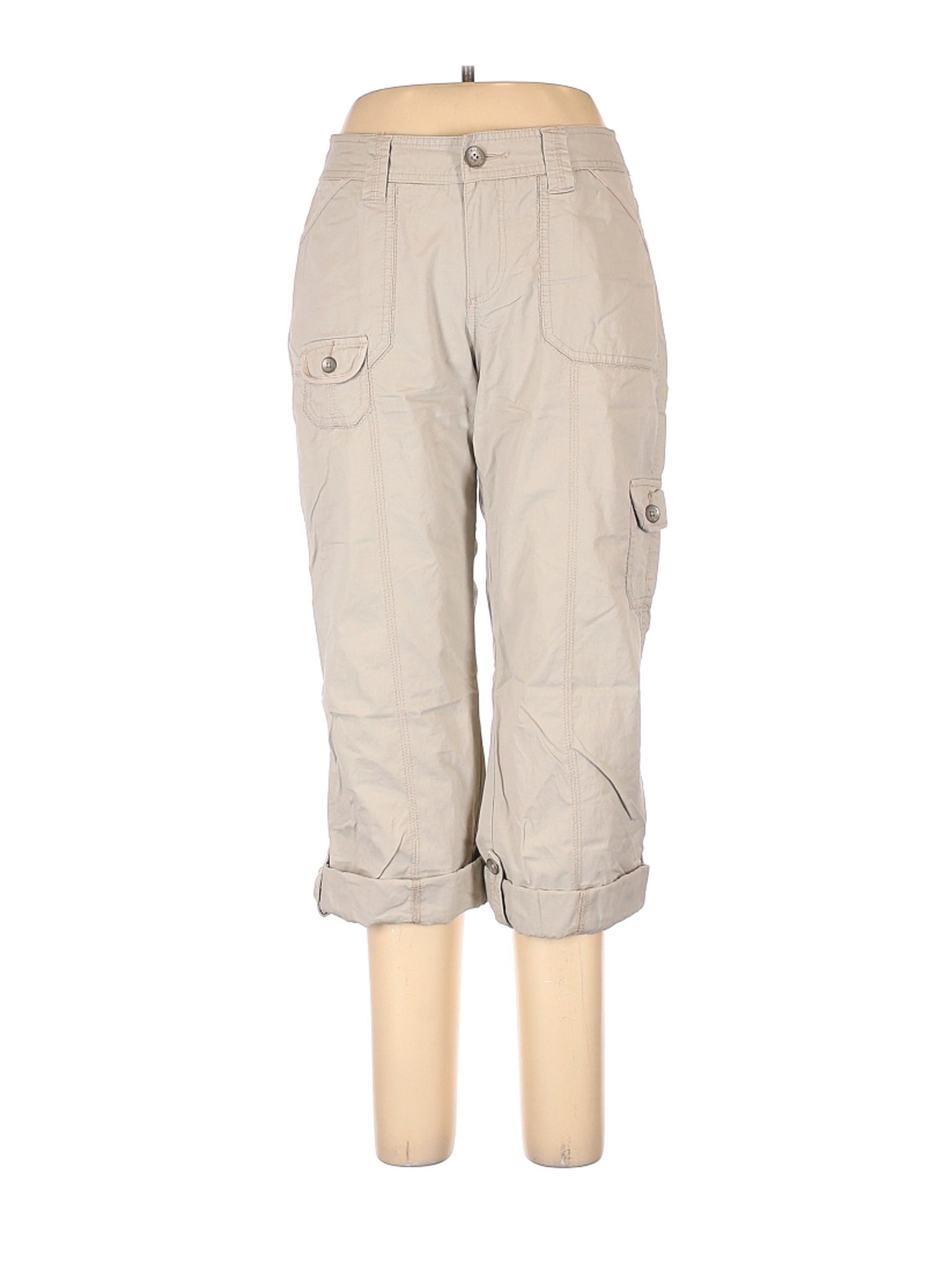 SONOMA life + style Women Brown Cargo Pants 10 | eBay