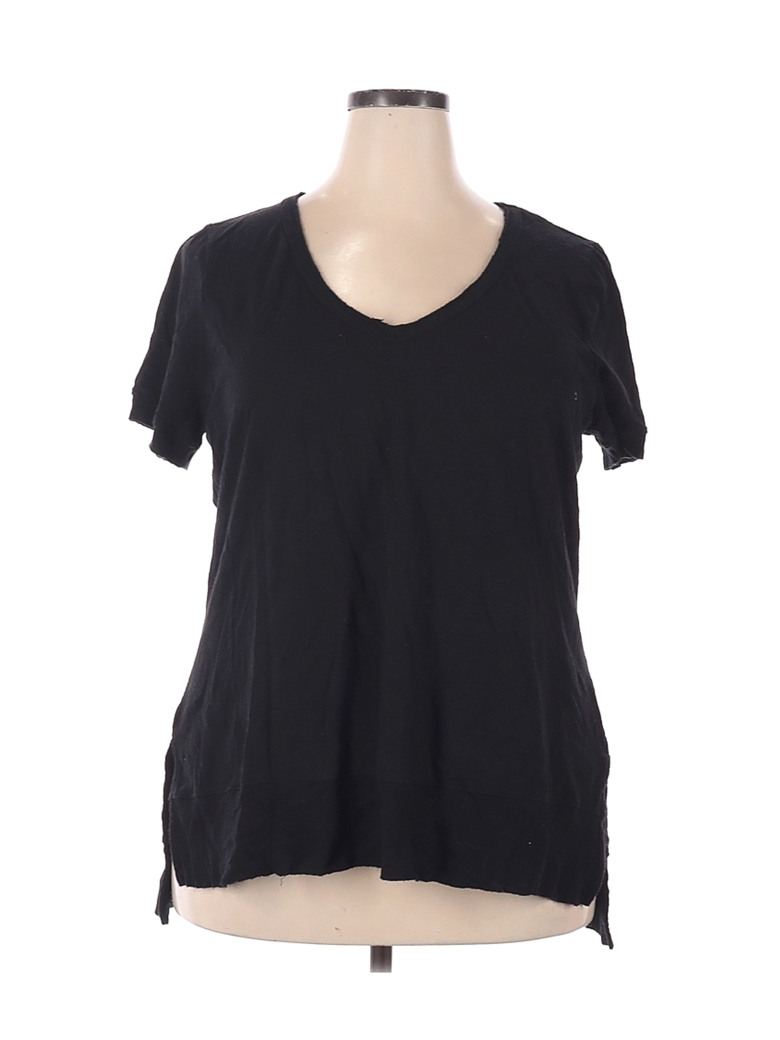 Lane Bryant Women Black Short Sleeve T-Shirt 18 Plus | eBay