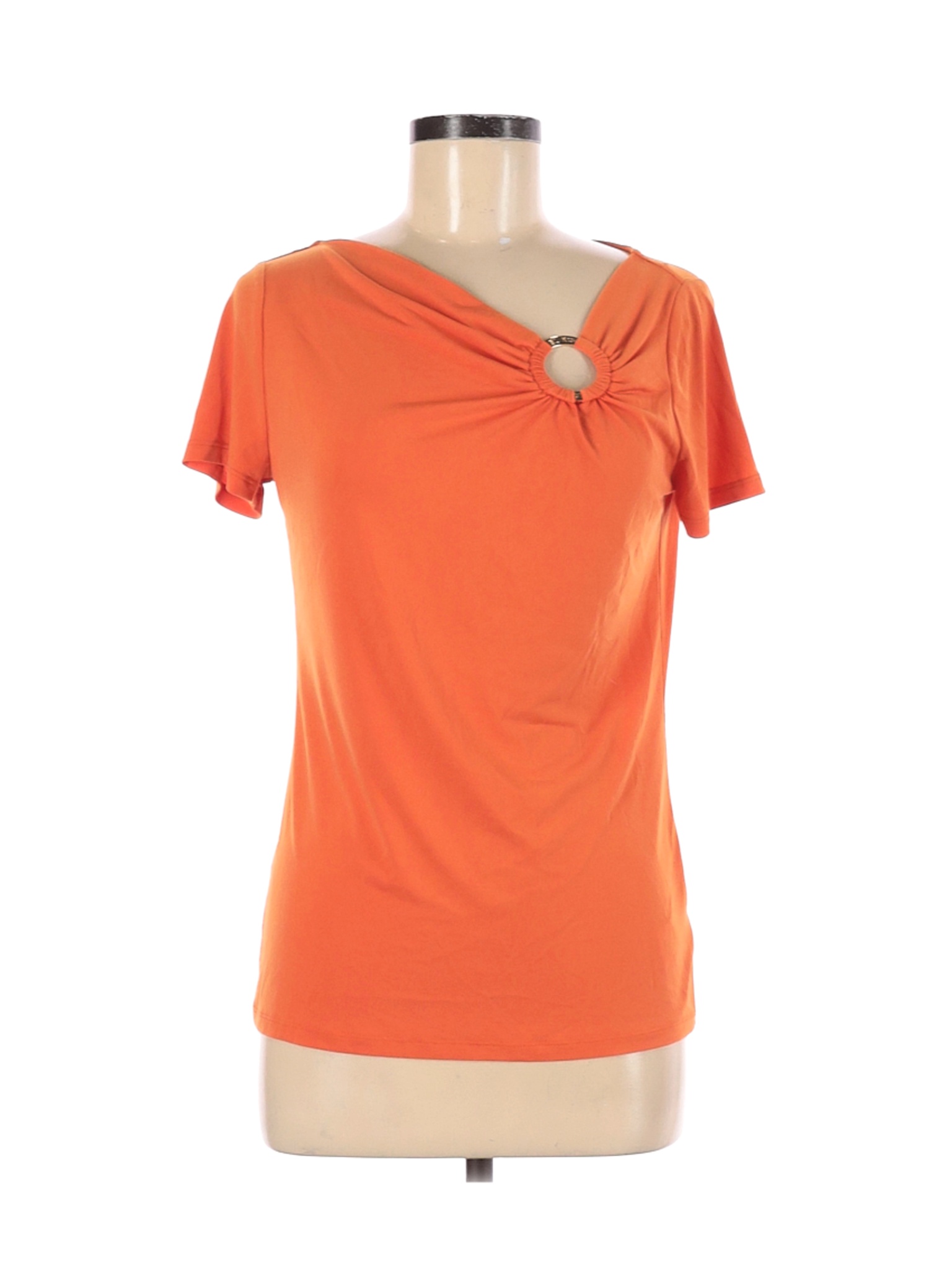 MICHAEL Michael Kors Women Orange Short Sleeve Top M | eBay
