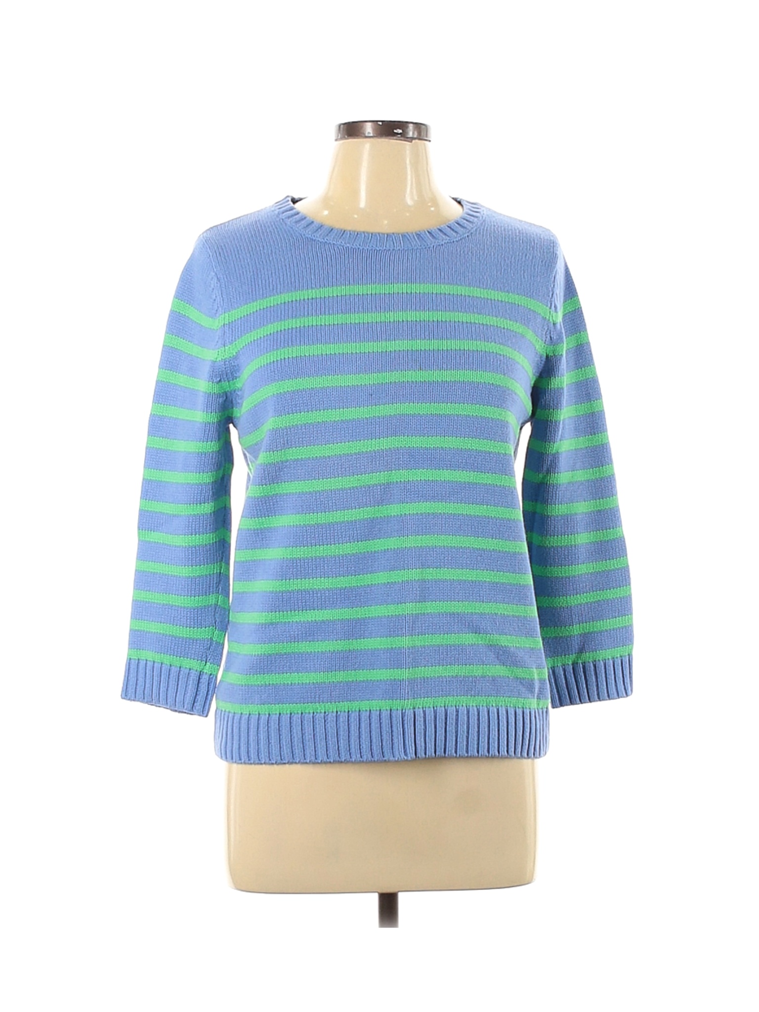 Lands' End Women Blue Pullover Sweater 10 | eBay