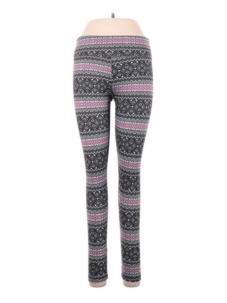 Balance Collection Stripes Gray Leggings Size M - 77% off | thredUP