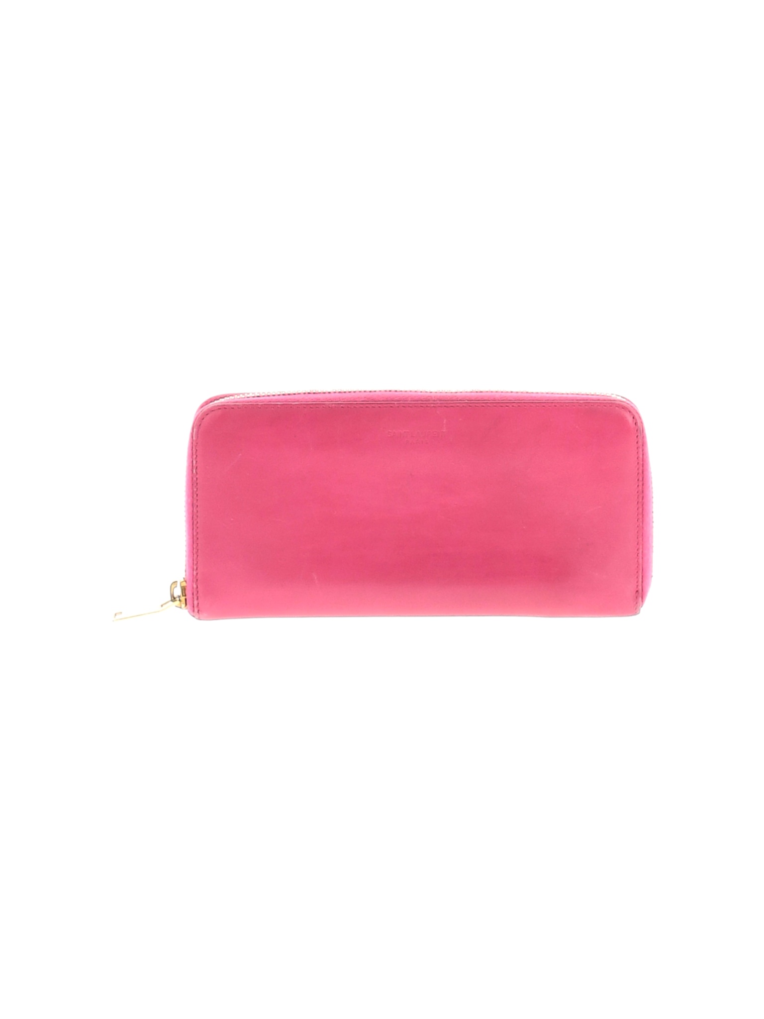 Saint Laurent Women Pink Leather Wallet One Size eBay