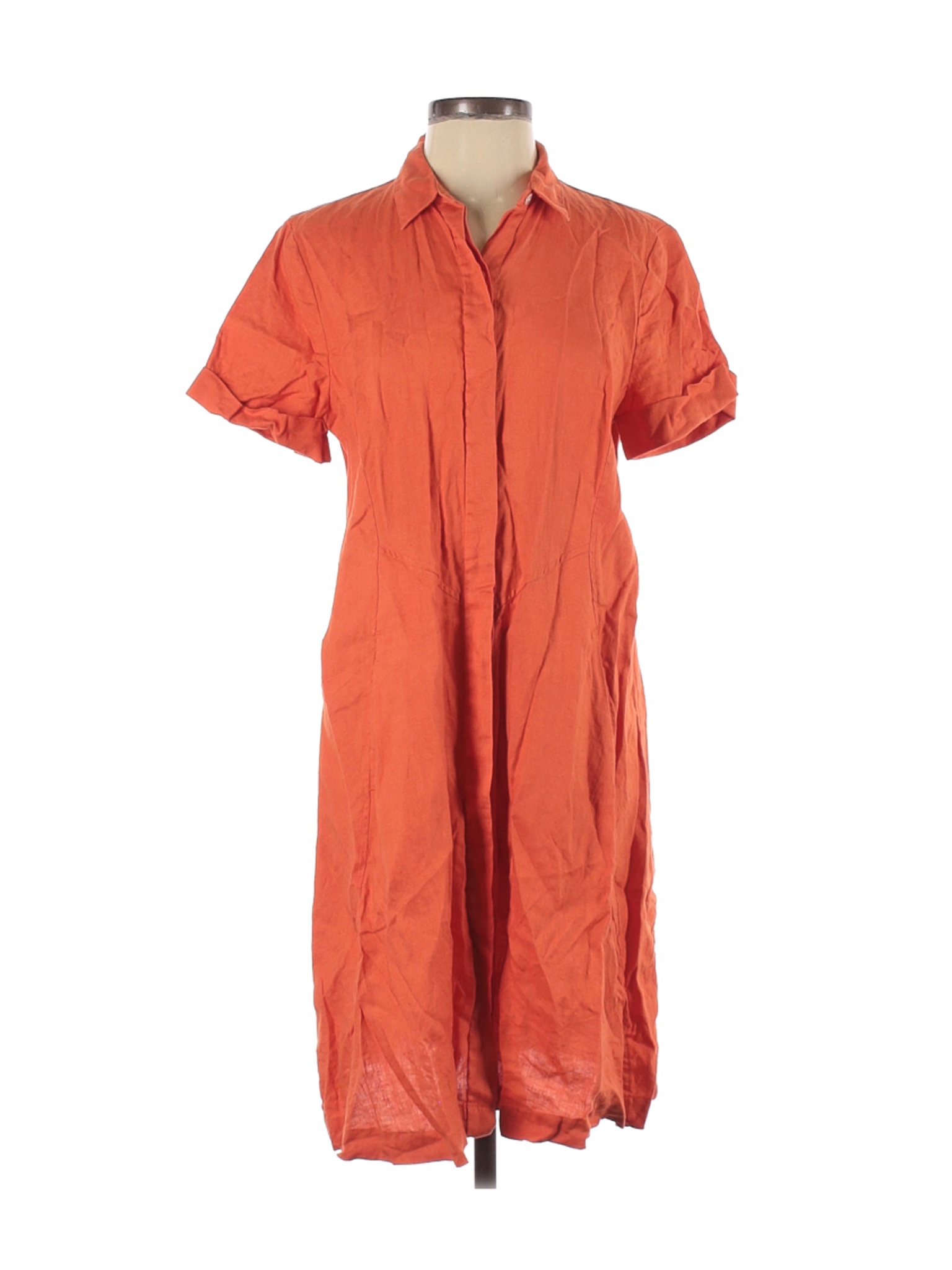 J.Jill Women Orange Casual Dress S | eBay
