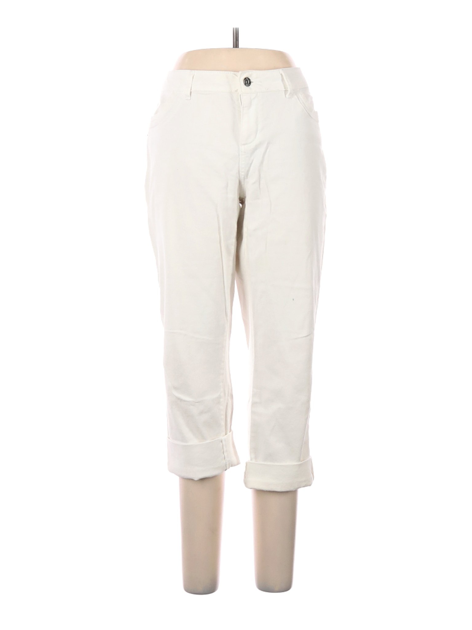 Simply Vera Vera Wang Women White Jeans 16 | eBay