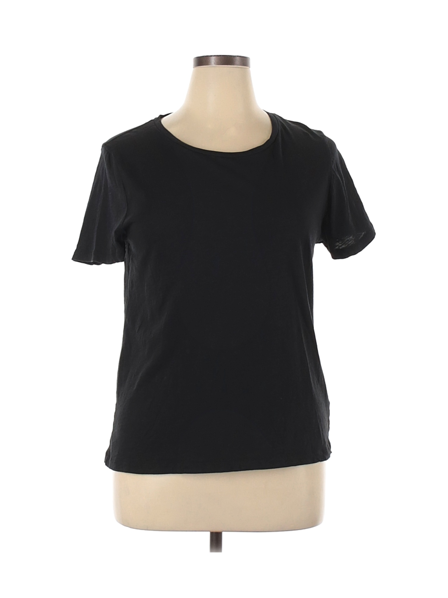 J.Crew Women Black Short Sleeve T-Shirt XL | eBay