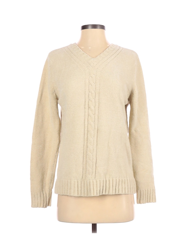 Express 100% Acrylic Solid Tan Ivory Pullover Sweater Size S - 76% off ...
