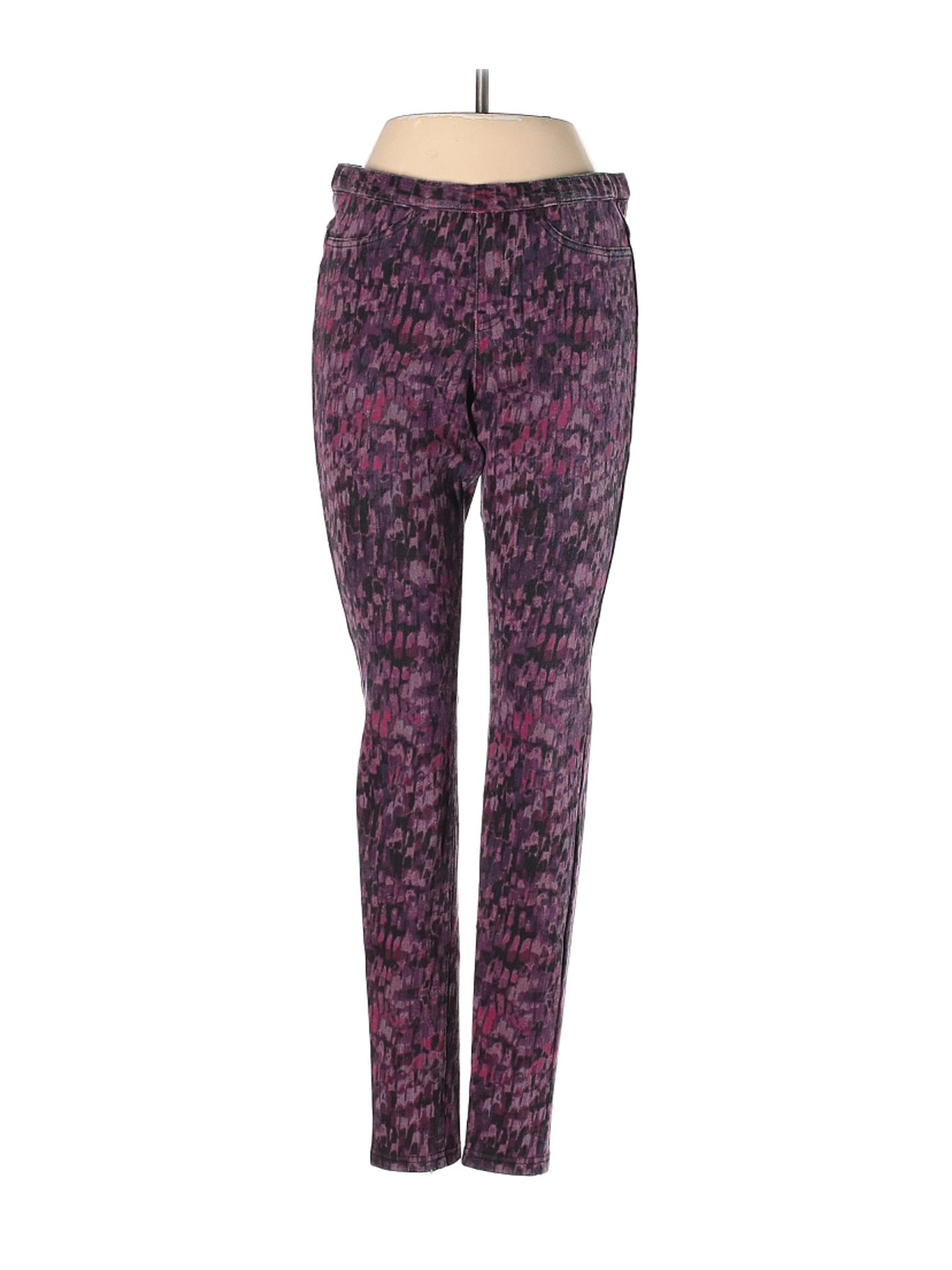 purple jeggings