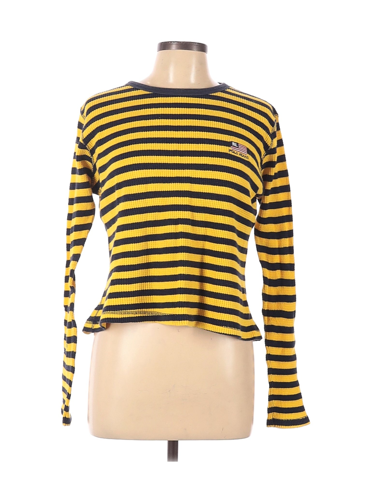 Polo Jeans Co. by Ralph Lauren Women Yellow Pullover Sweater M | eBay